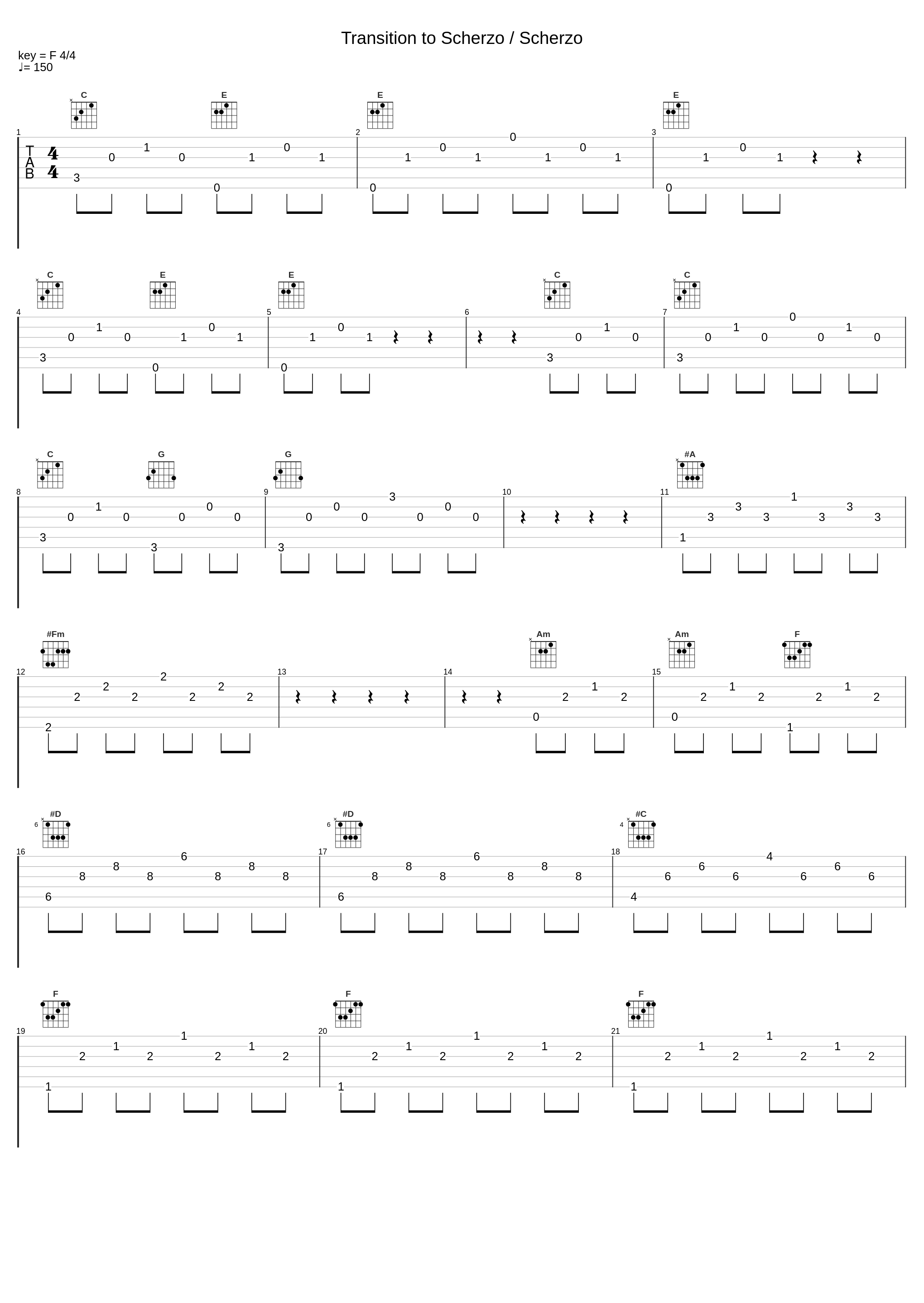 Transition to Scherzo / Scherzo_Leonard Bernstein_1