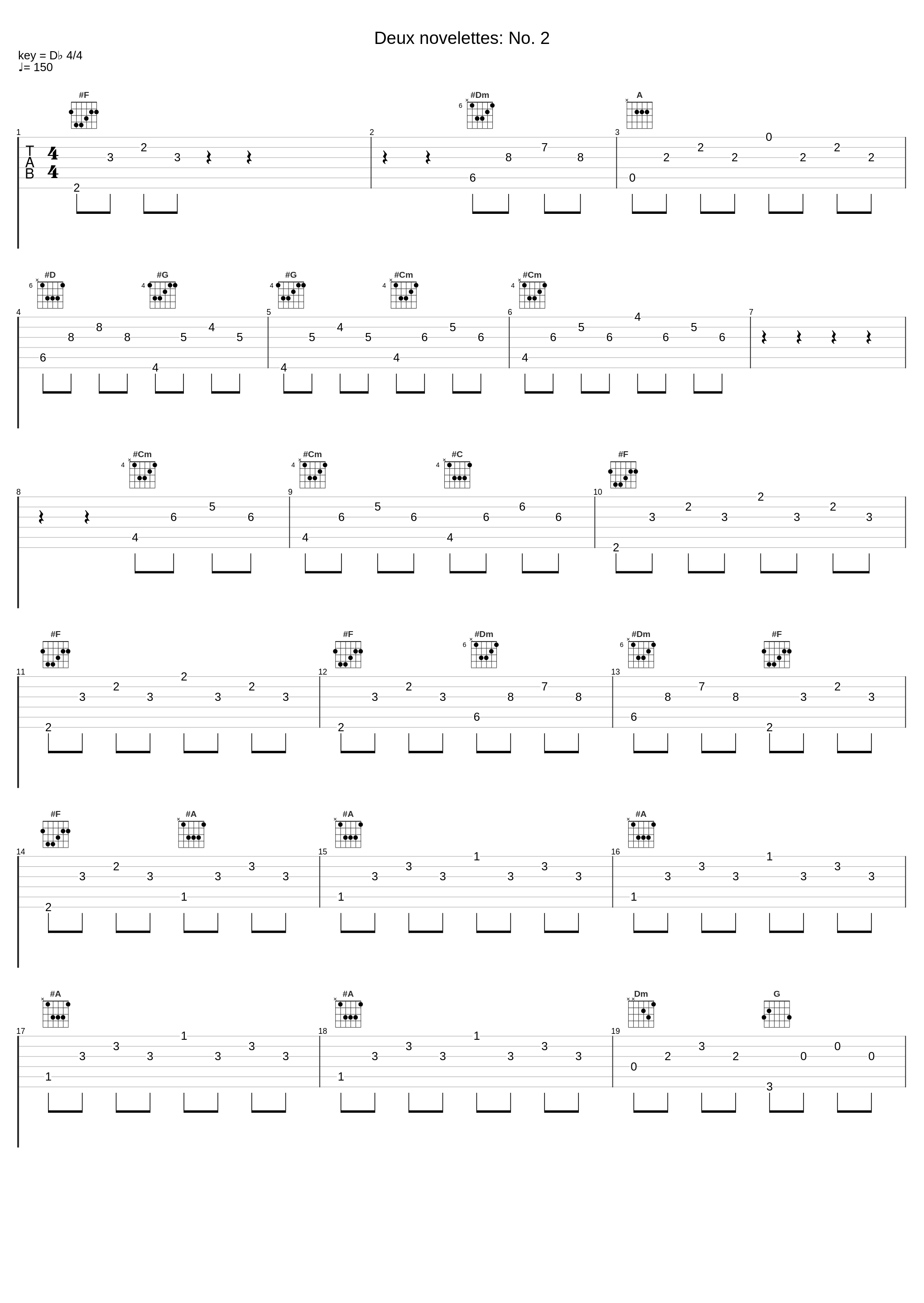 Deux novelettes: No. 2_Francis Poulenc_1