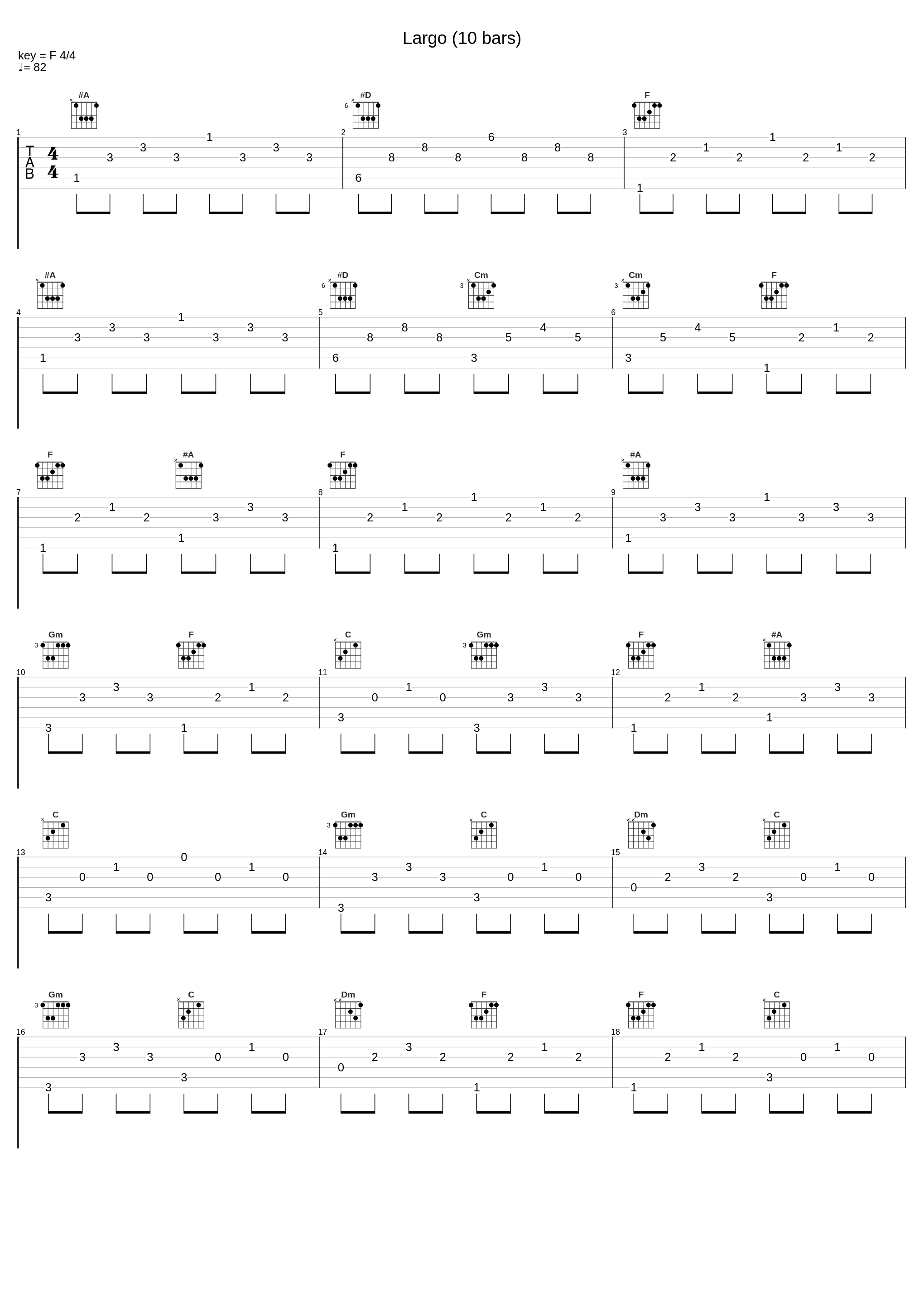 Largo (10 bars)_George Friedrich Handel_1