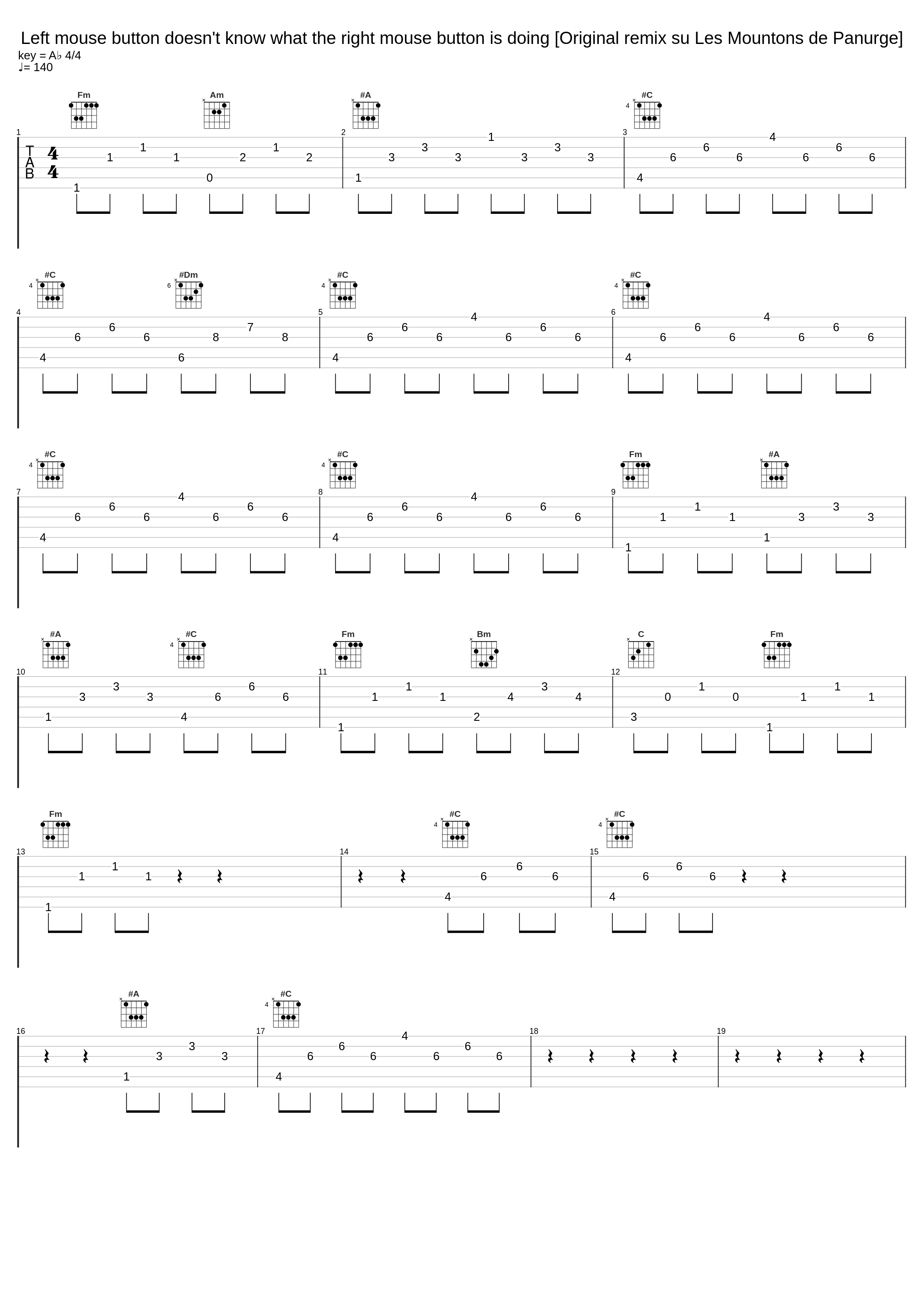 Left mouse button doesn't know what the right mouse button is doing [Original remix su Les Mountons de Panurge]_Frederic Rzewski_1