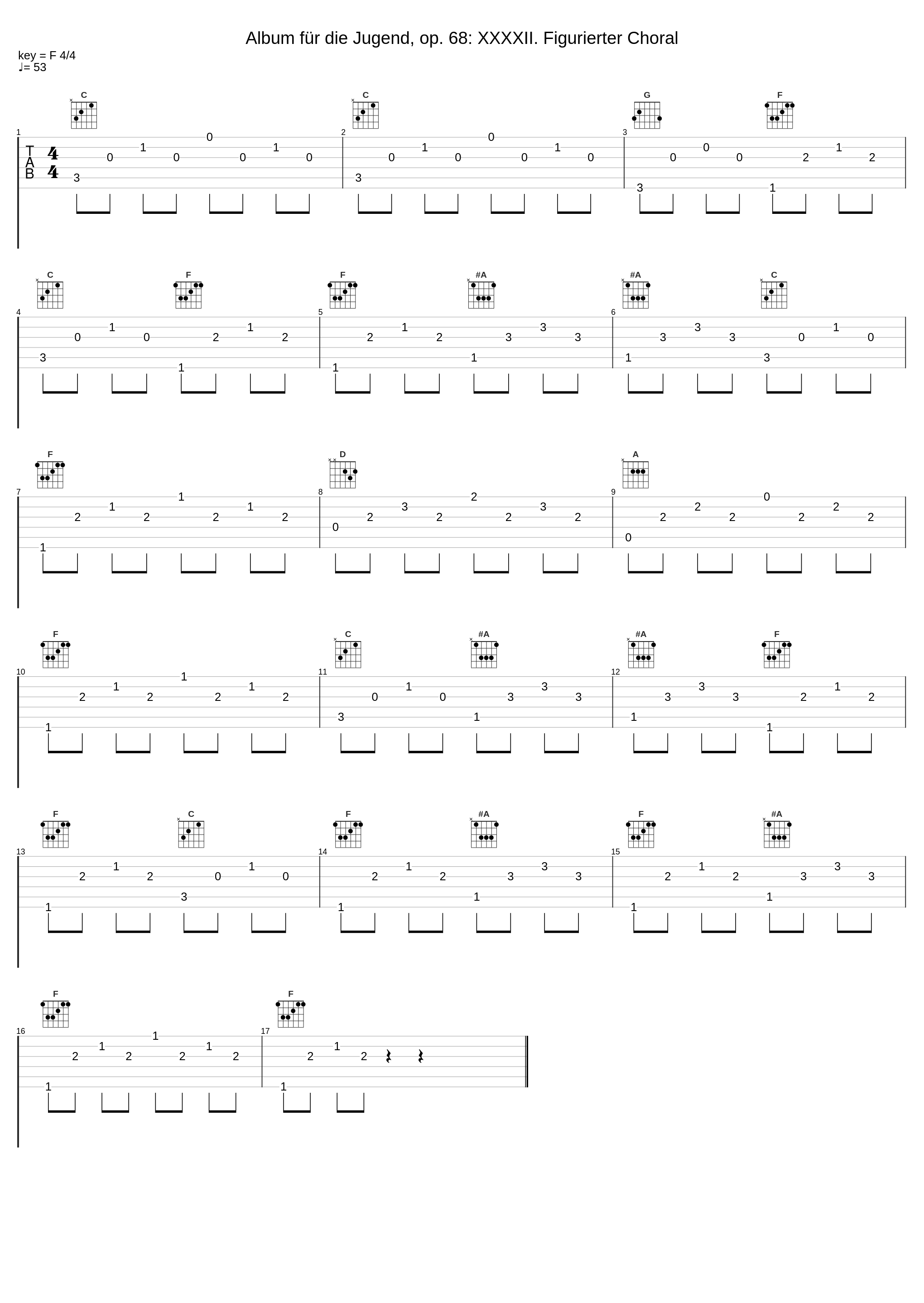 Album für die Jugend, op. 68: XXXXII. Figurierter Choral_Gernot Oertel,Robert Schumann_1