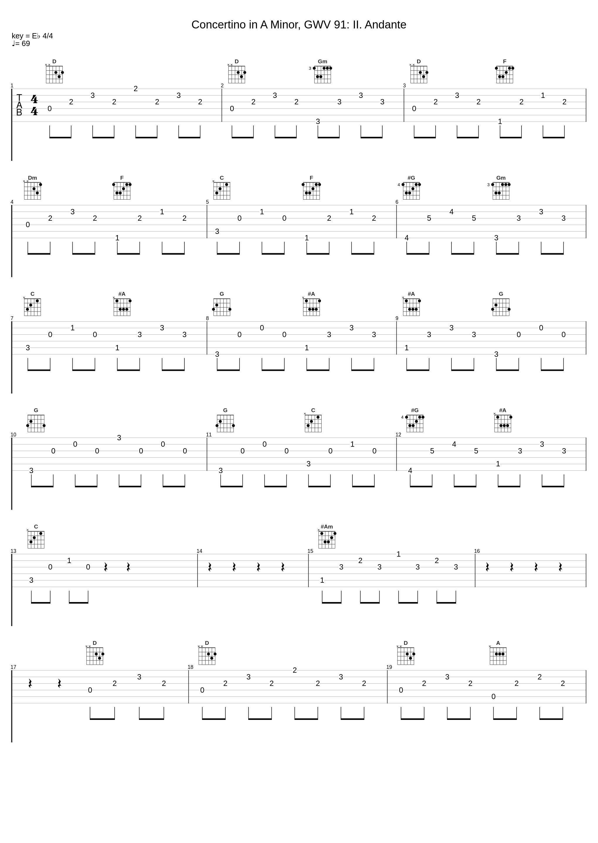 Concertino in A Minor, GWV 91: II. Andante_Carson Cooman_1