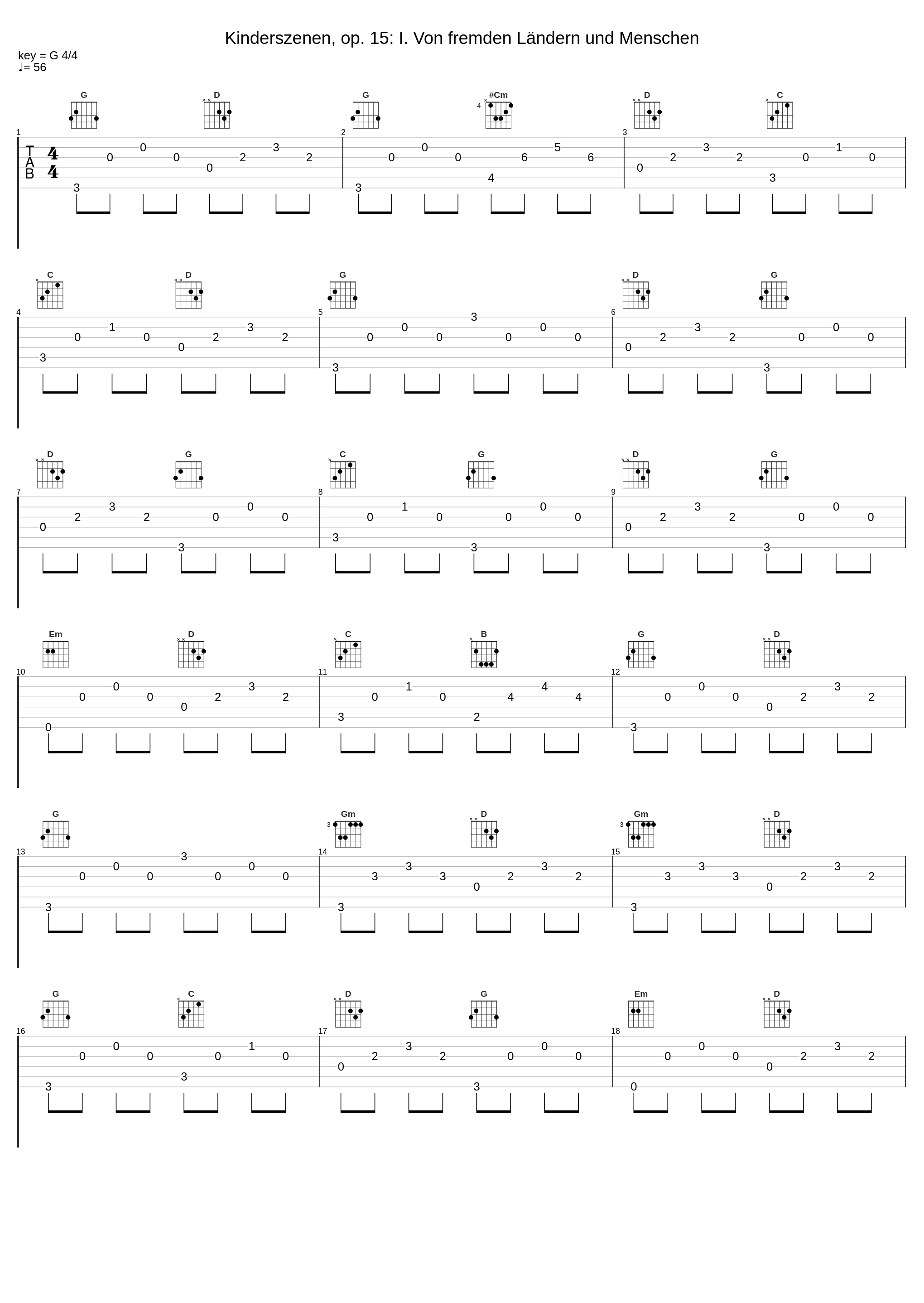 Kinderszenen, op. 15: I. Von fremden Ländern und Menschen_Gernot Oertel,Robert Schumann_1