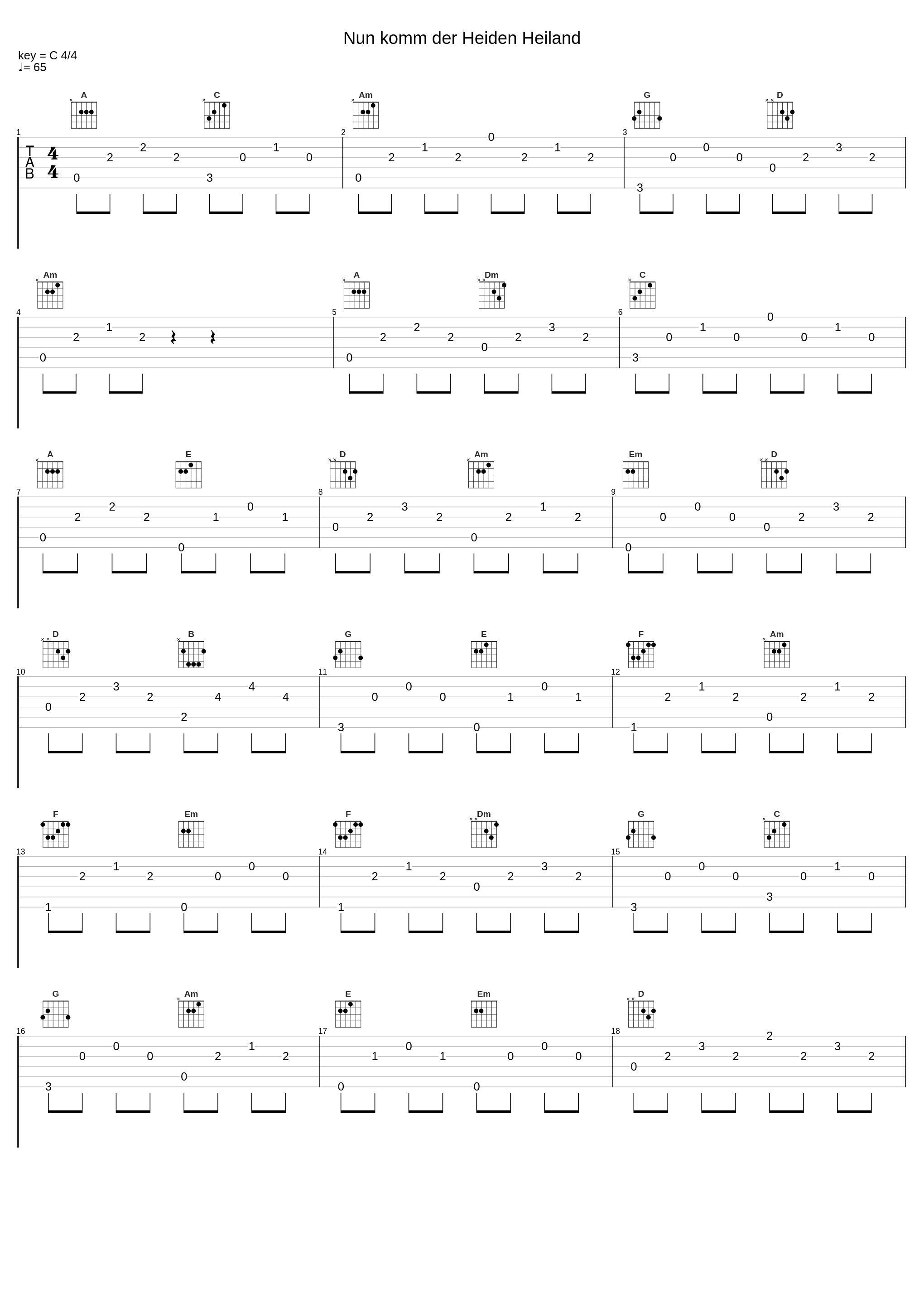 Nun komm der Heiden Heiland_Joseph Payne,Johann Pachelbel_1