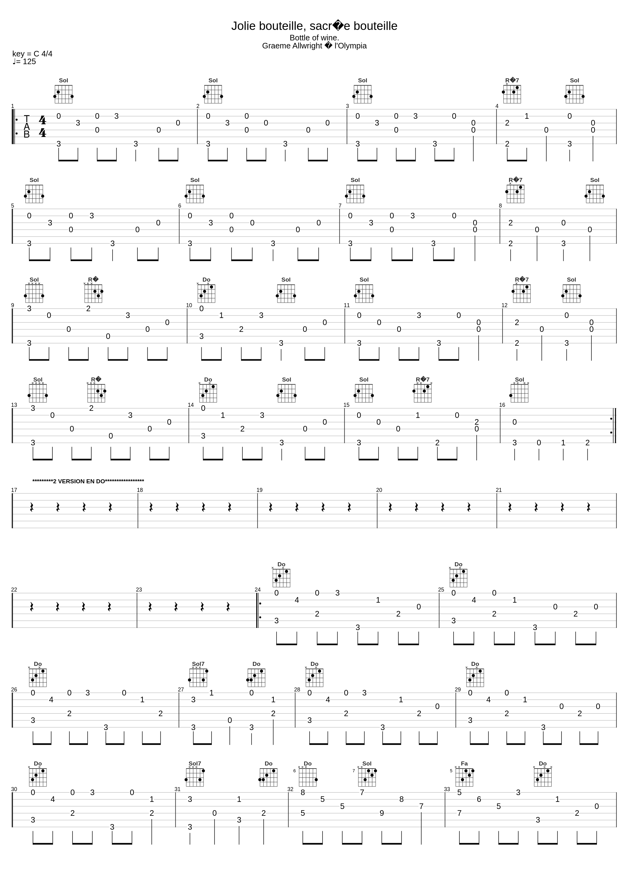 Jolie Bouteille_Graeme Allwright_1