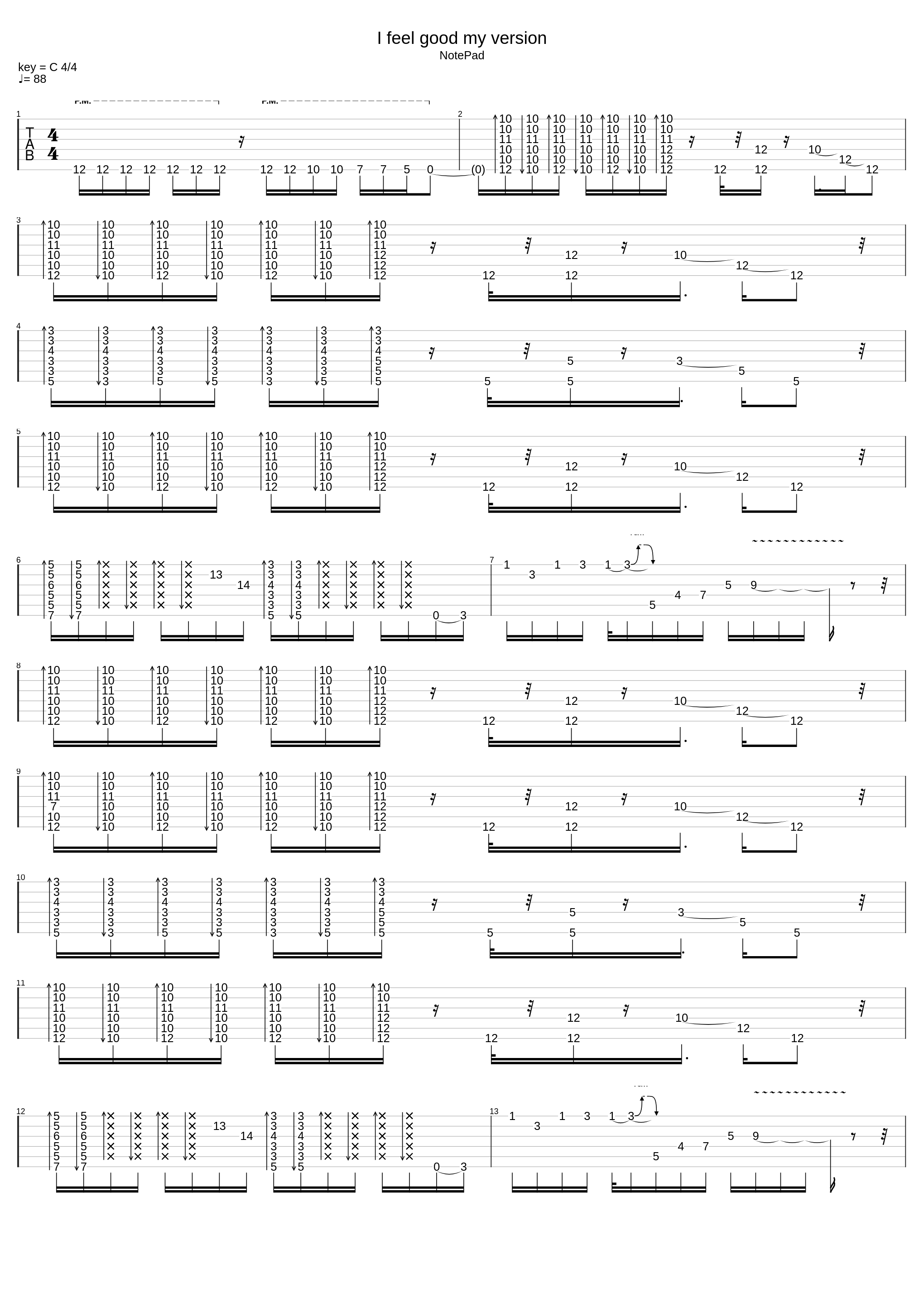 I feel good( one guitar version)_Samer Hannah_1