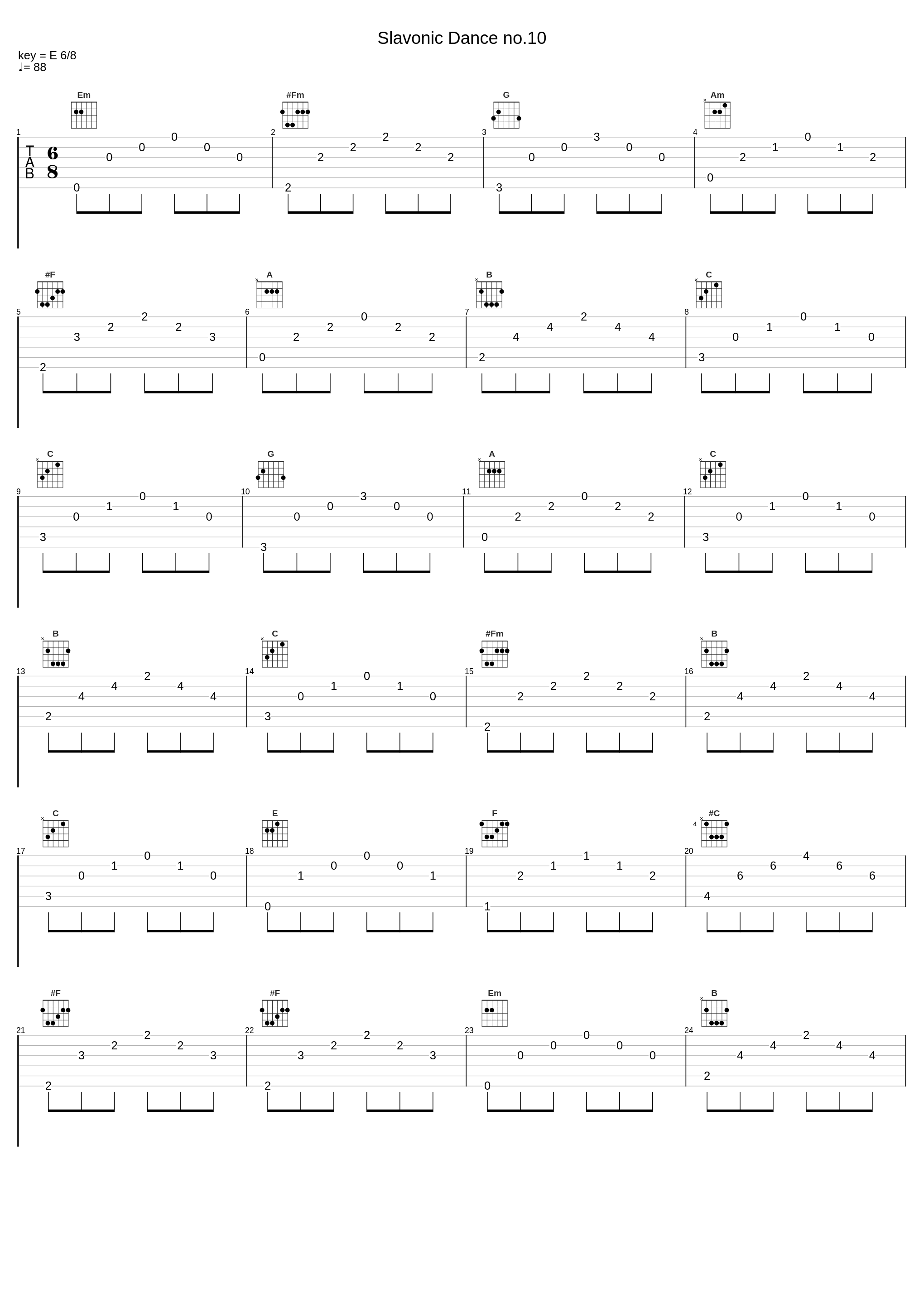 Slavonic Dance no.10_Antonín Dvořák_1