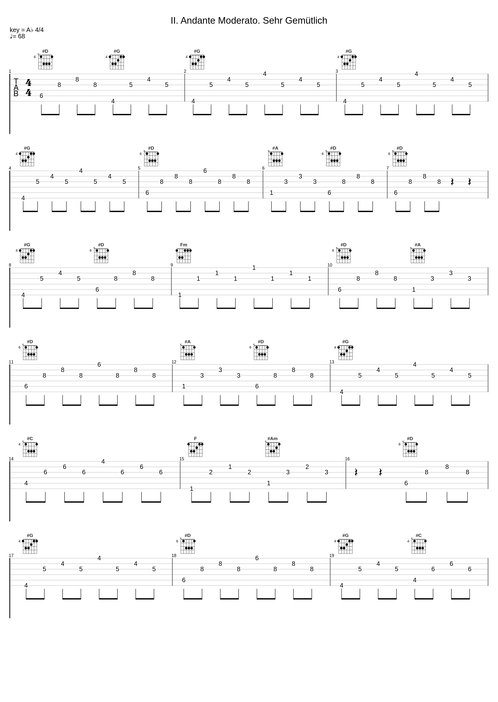 II. Andante Moderato. Sehr Gemütlich_Leonard Bernstein_1