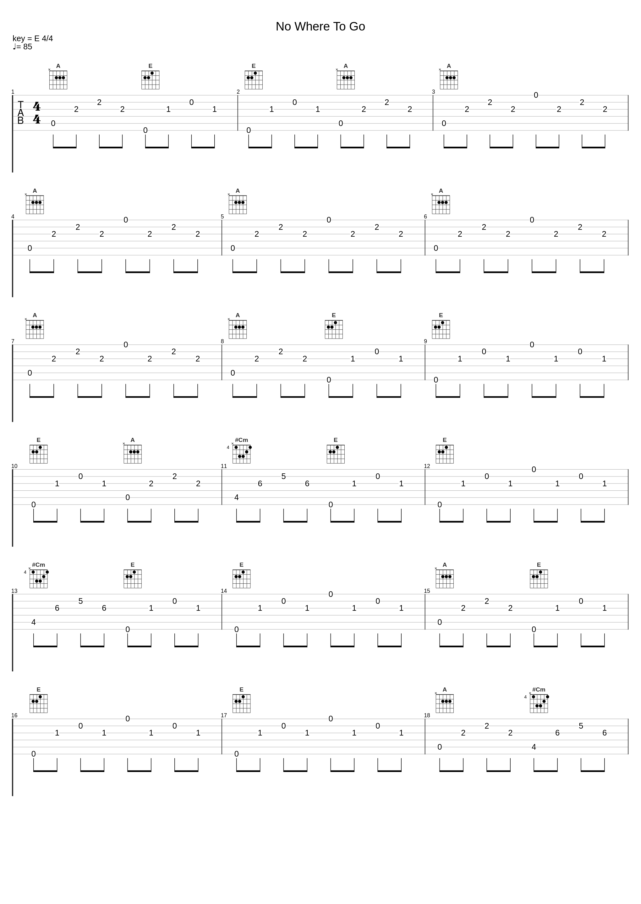 No Where To Go_Combination Lock,ʎpoqou,OmenXIII_1