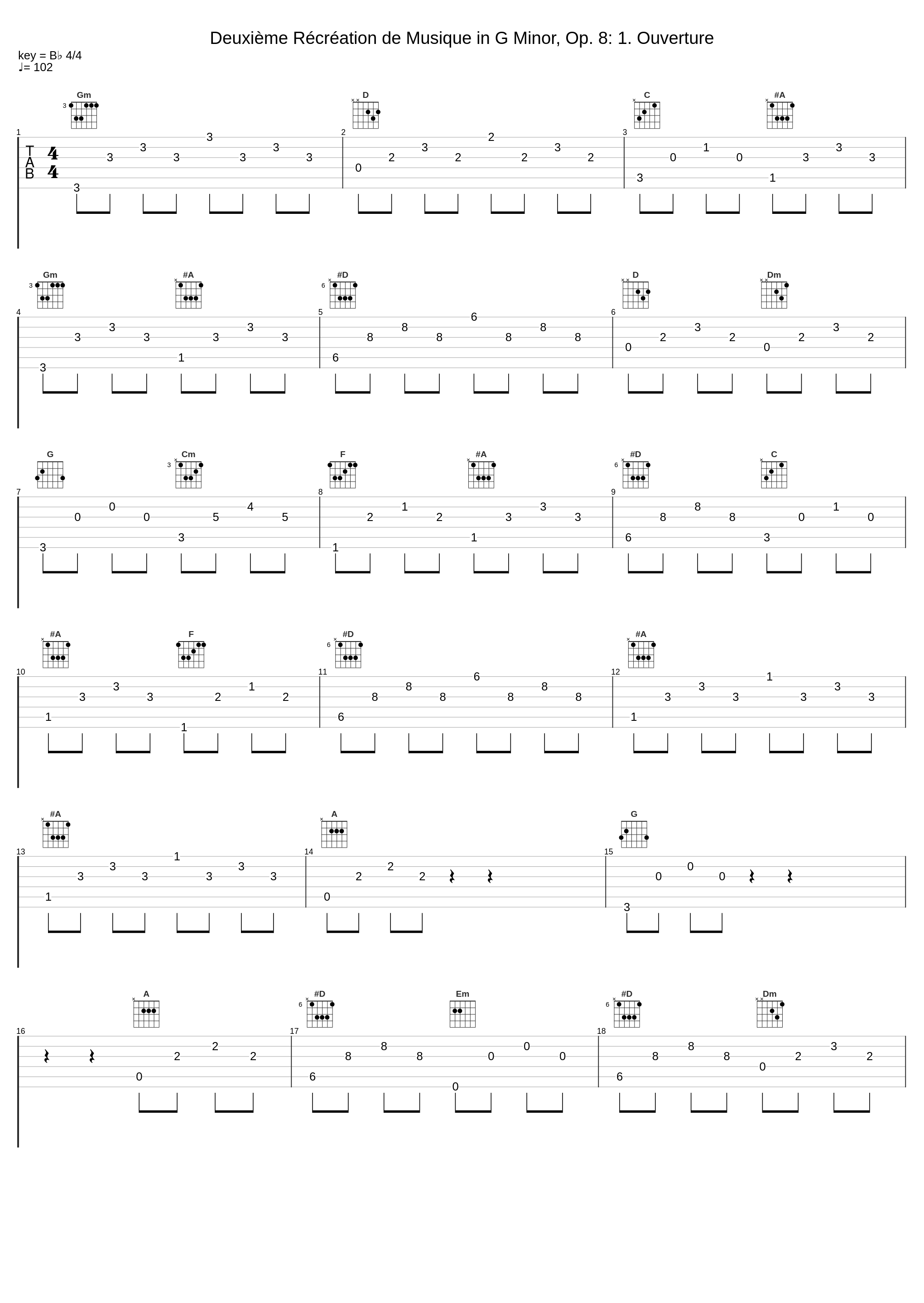 Deuxième Récréation de Musique in G Minor, Op. 8: 1. Ouverture_Camila Pinto Pereira,Jean-Marie Leclair_1