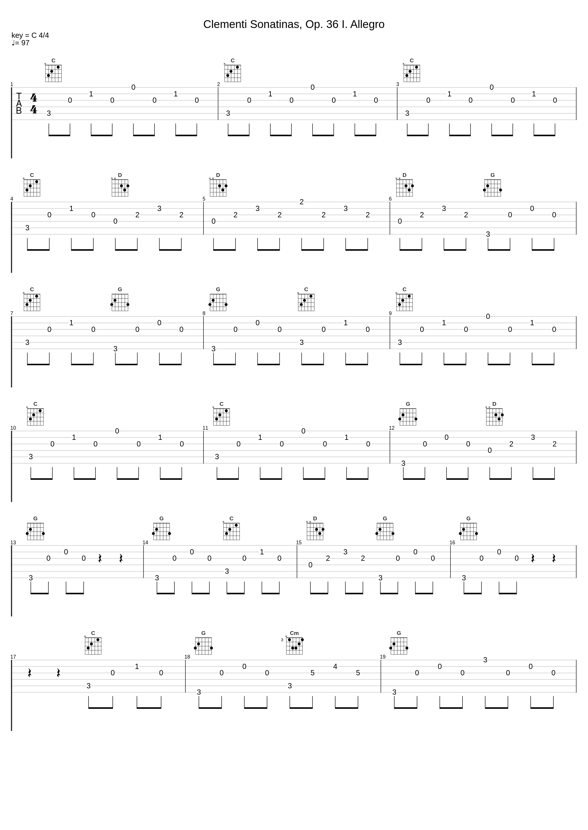 Clementi Sonatinas, Op. 36 I. Allegro_Muzio Clementi_1