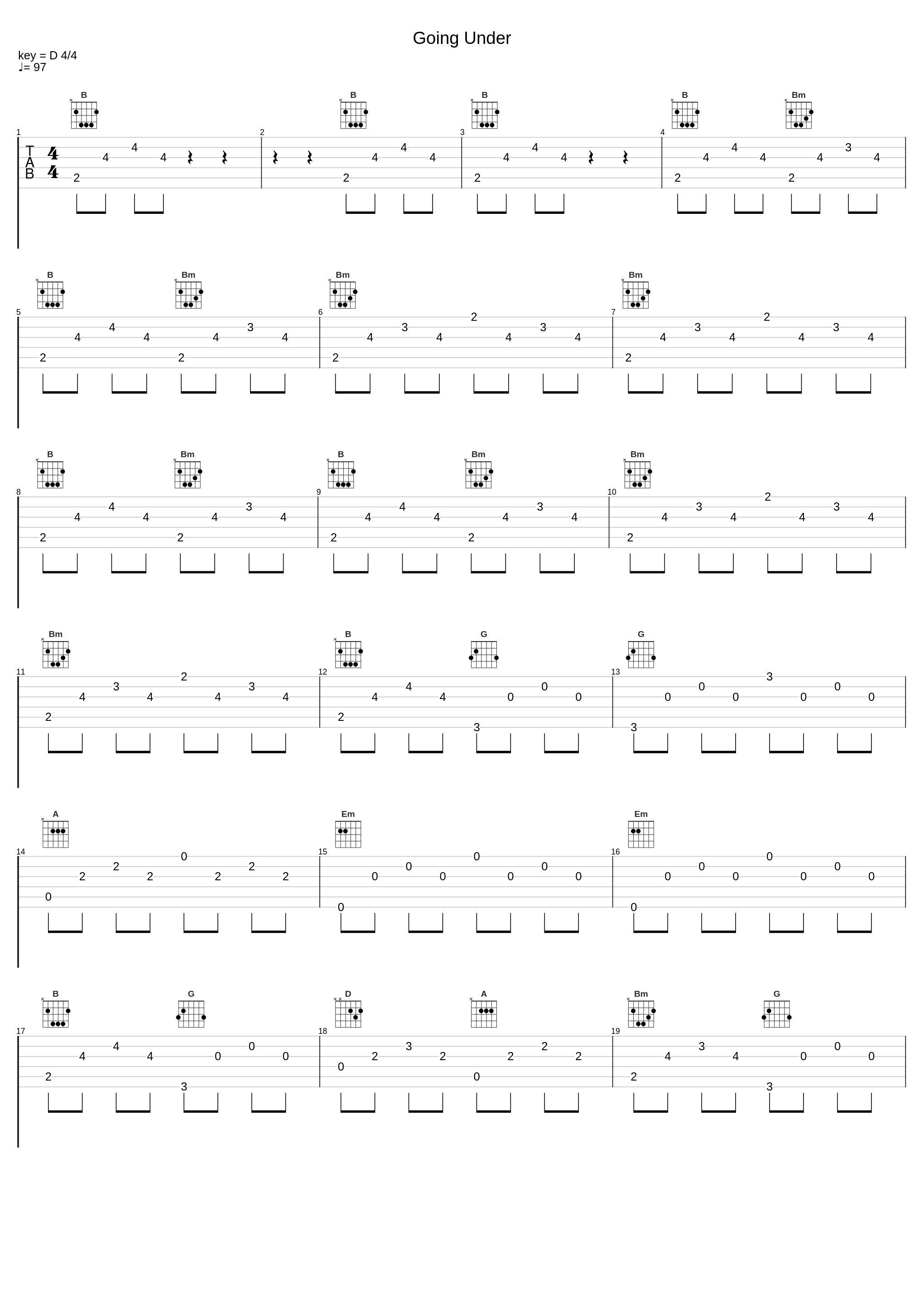 Going Under_Tabata Music_1