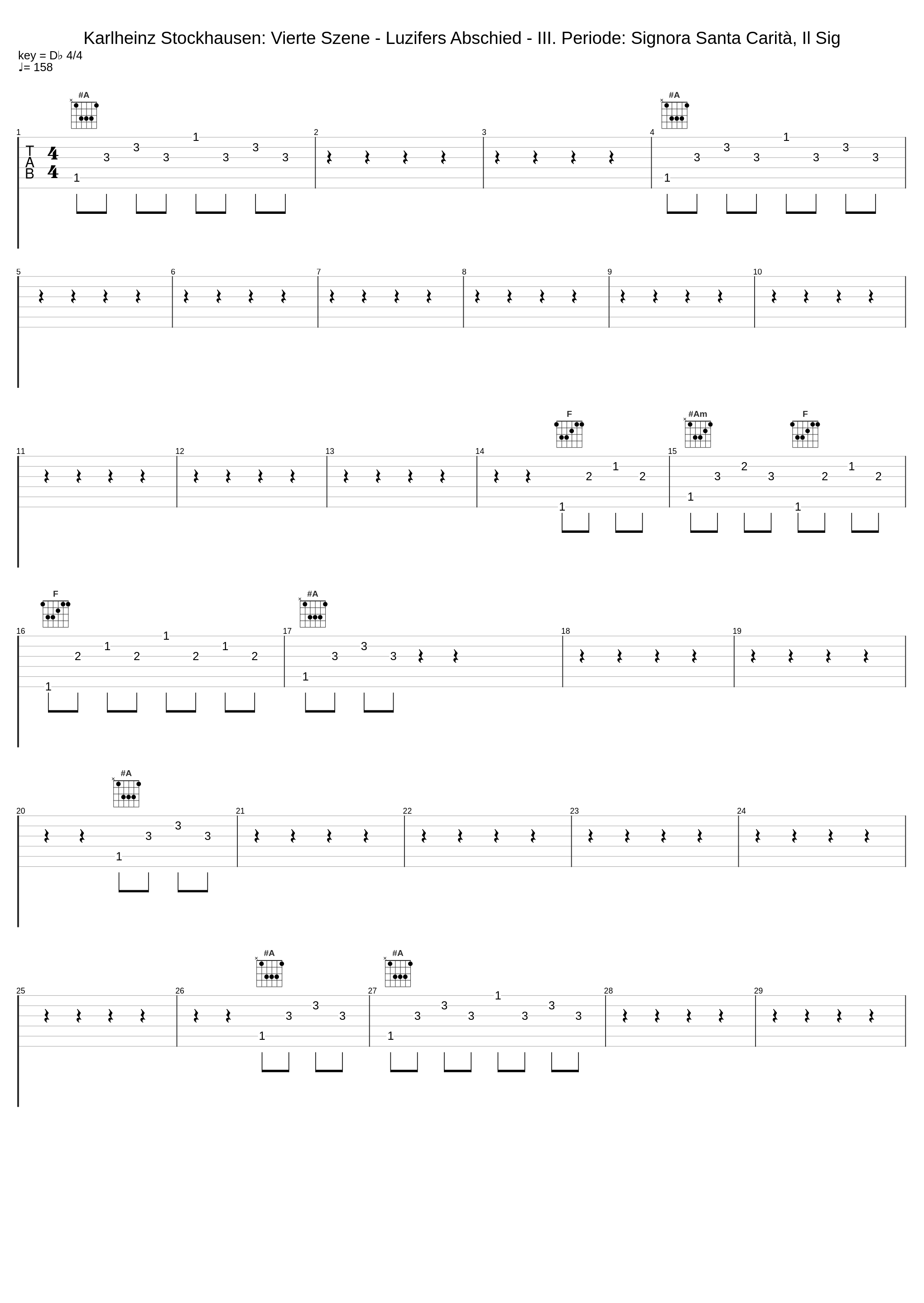 Karlheinz Stockhausen: Vierte Szene - Luzifers Abschied - III. Periode: Signora Santa Carità, Il Sig_Karlheinz Stockhausen_1