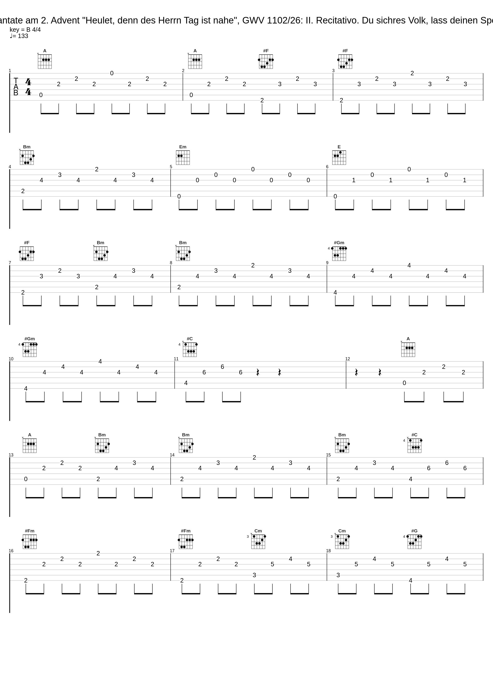 Kantate am 2. Advent "Heulet, denn des Herrn Tag ist nahe", GWV 1102/26: II. Recitativo. Du sichres Volk, lass deinen Spott_Florian Heyerick,Stefan Geyer,Christoph Graupner,Mannheimer Hofkapelle_1