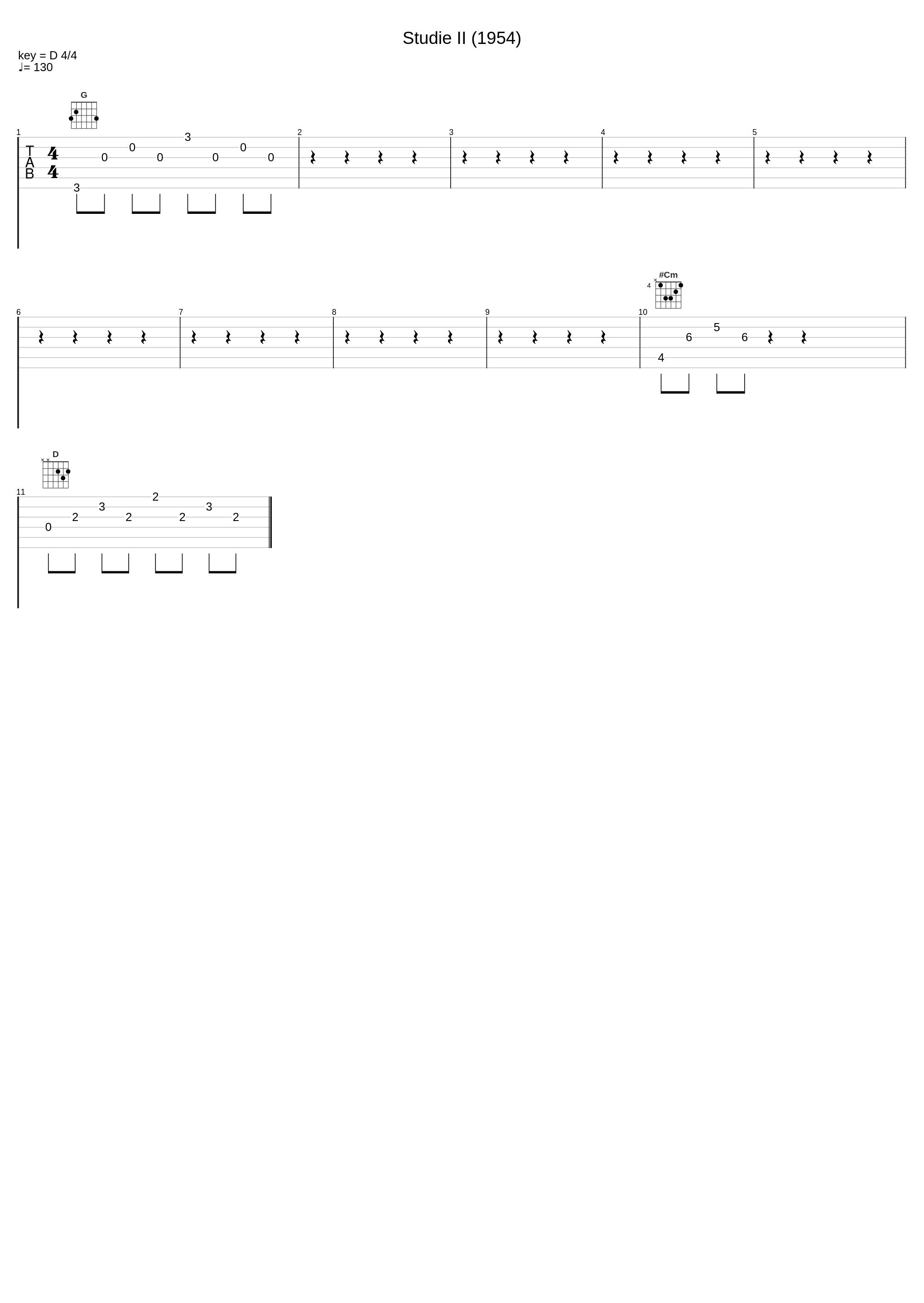 Studie II (1954)_Karlheinz Stockhausen_1