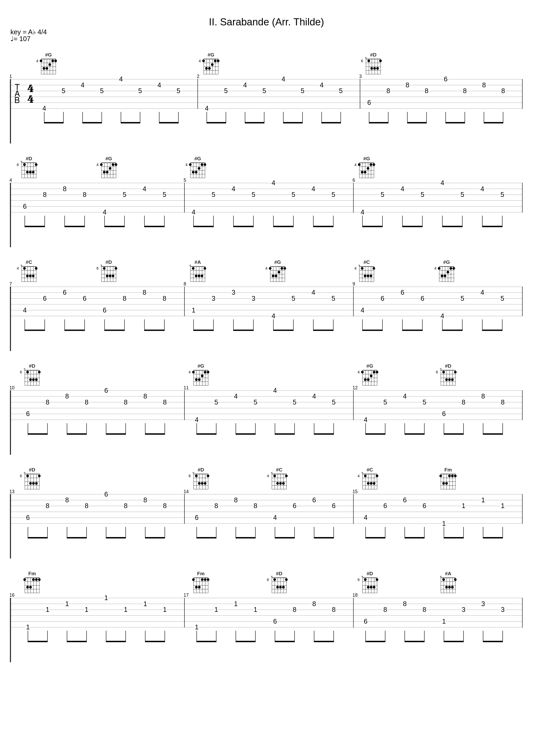 II. Sarabande (Arr. Thilde)_Maurice André_1