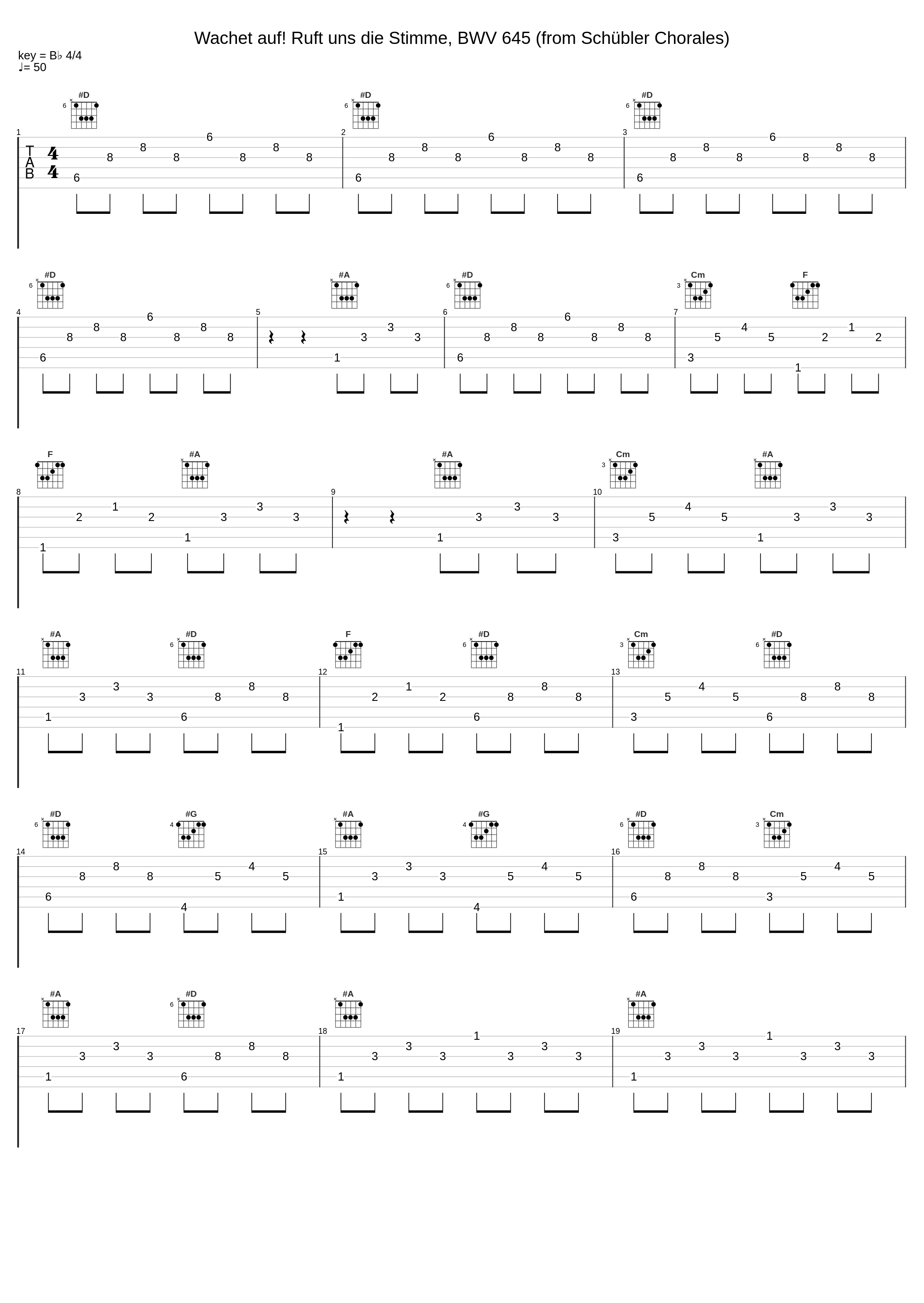 Wachet auf! Ruft uns die Stimme, BWV 645 (from Schübler Chorales)_Maurice André,Hedwig Bilgram_1