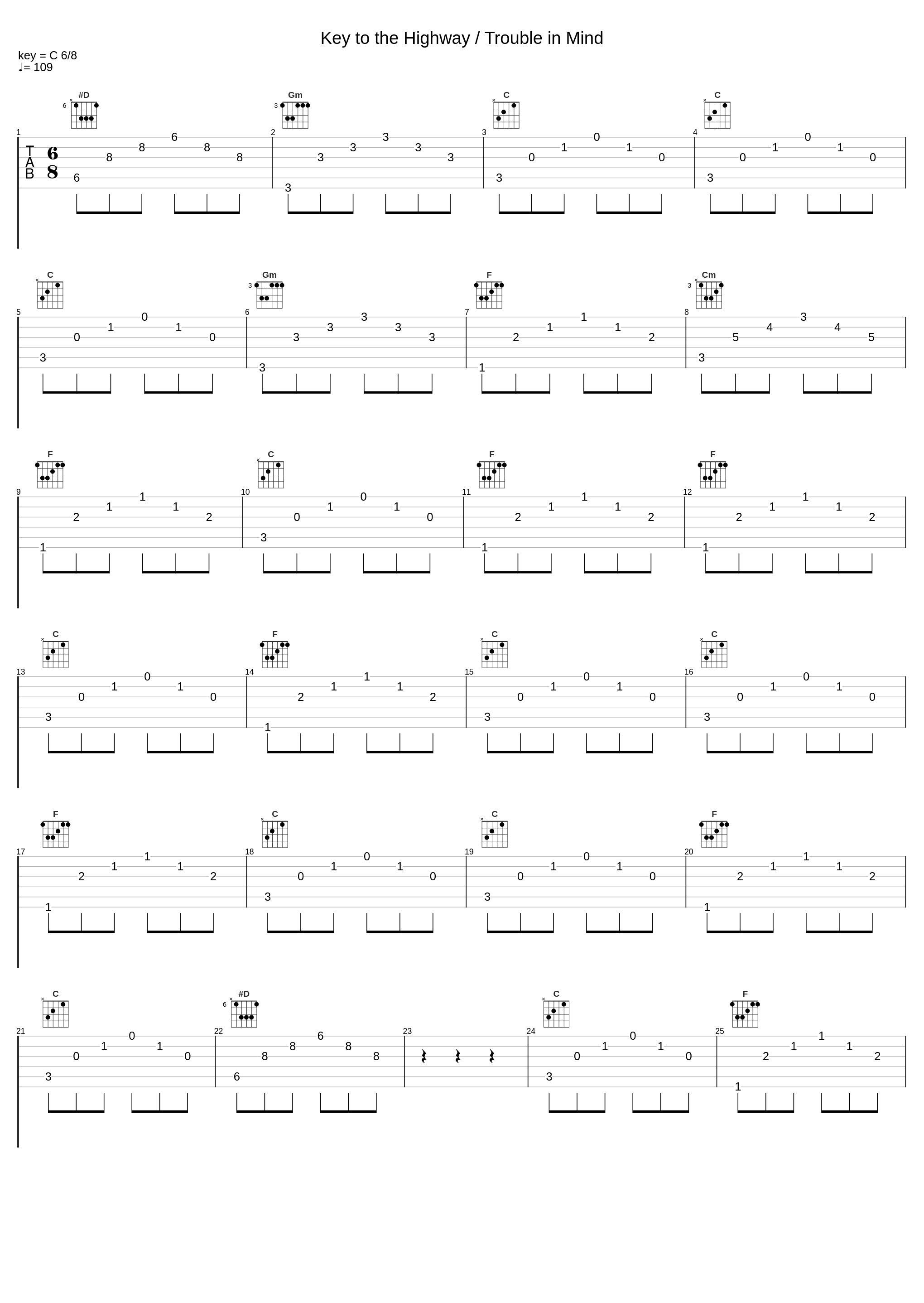 Key to the Highway / Trouble in Mind_Led Zeppelin_1