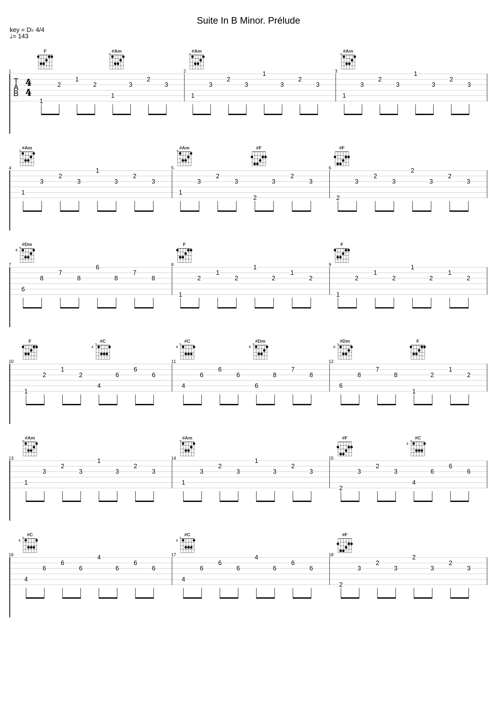 Suite In B Minor. Prélude_Marin Marais_1