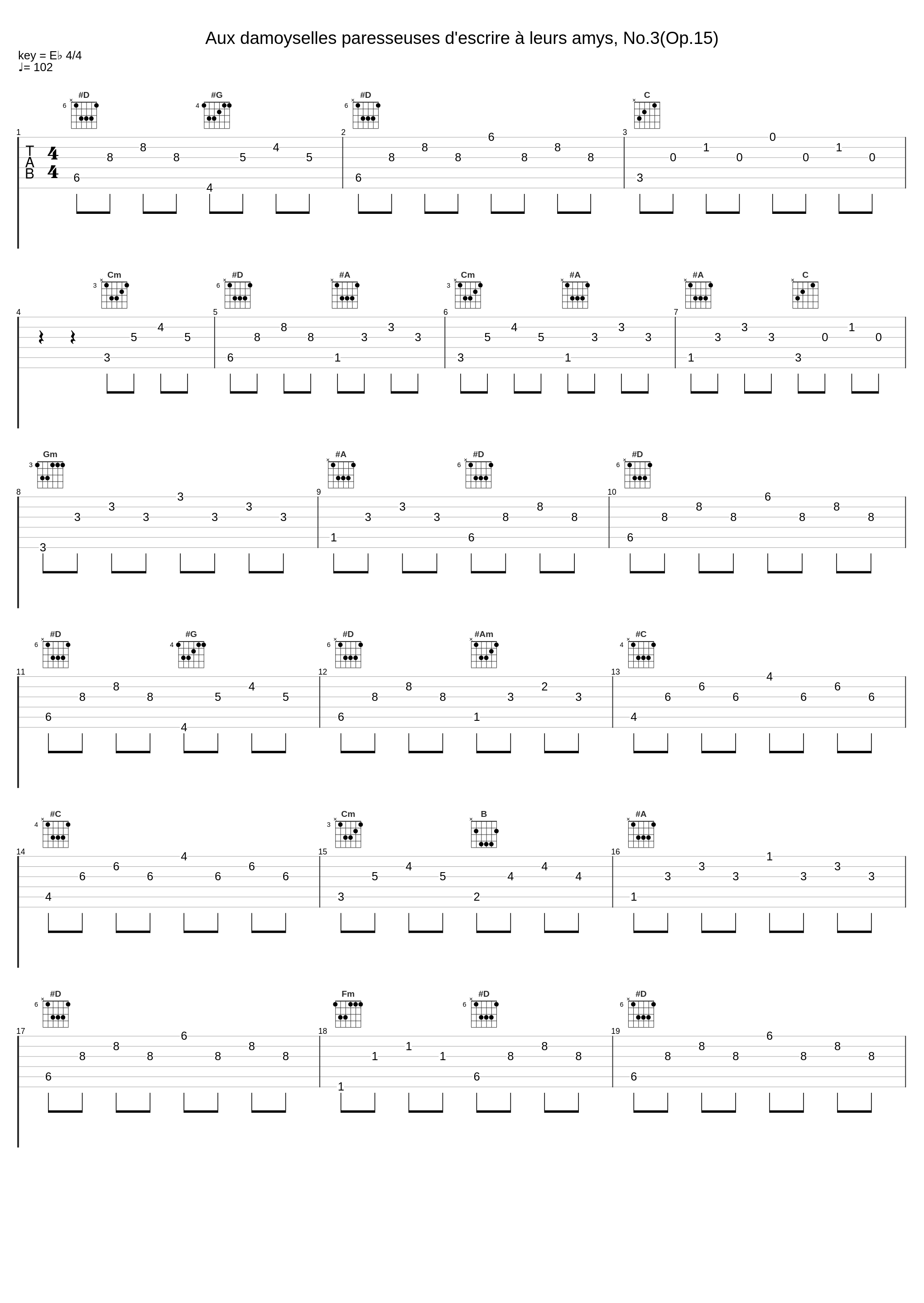 Aux damoyselles paresseuses d'escrire à leurs amys, No.3(Op.15)_Silviu Alexandru Mihaila,George Enescu_1