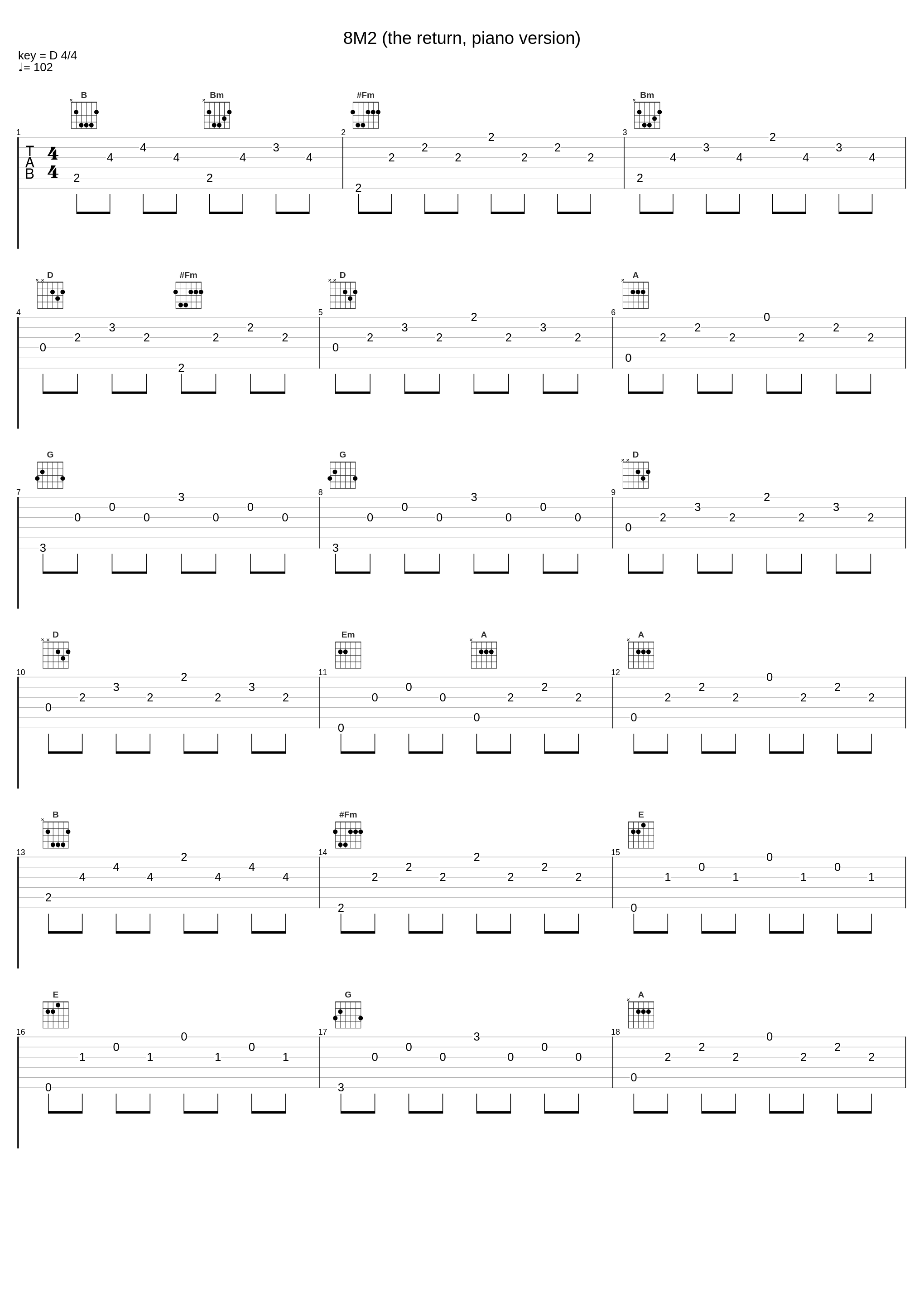8M2 (the return, piano version)_Ennio Morricone_1