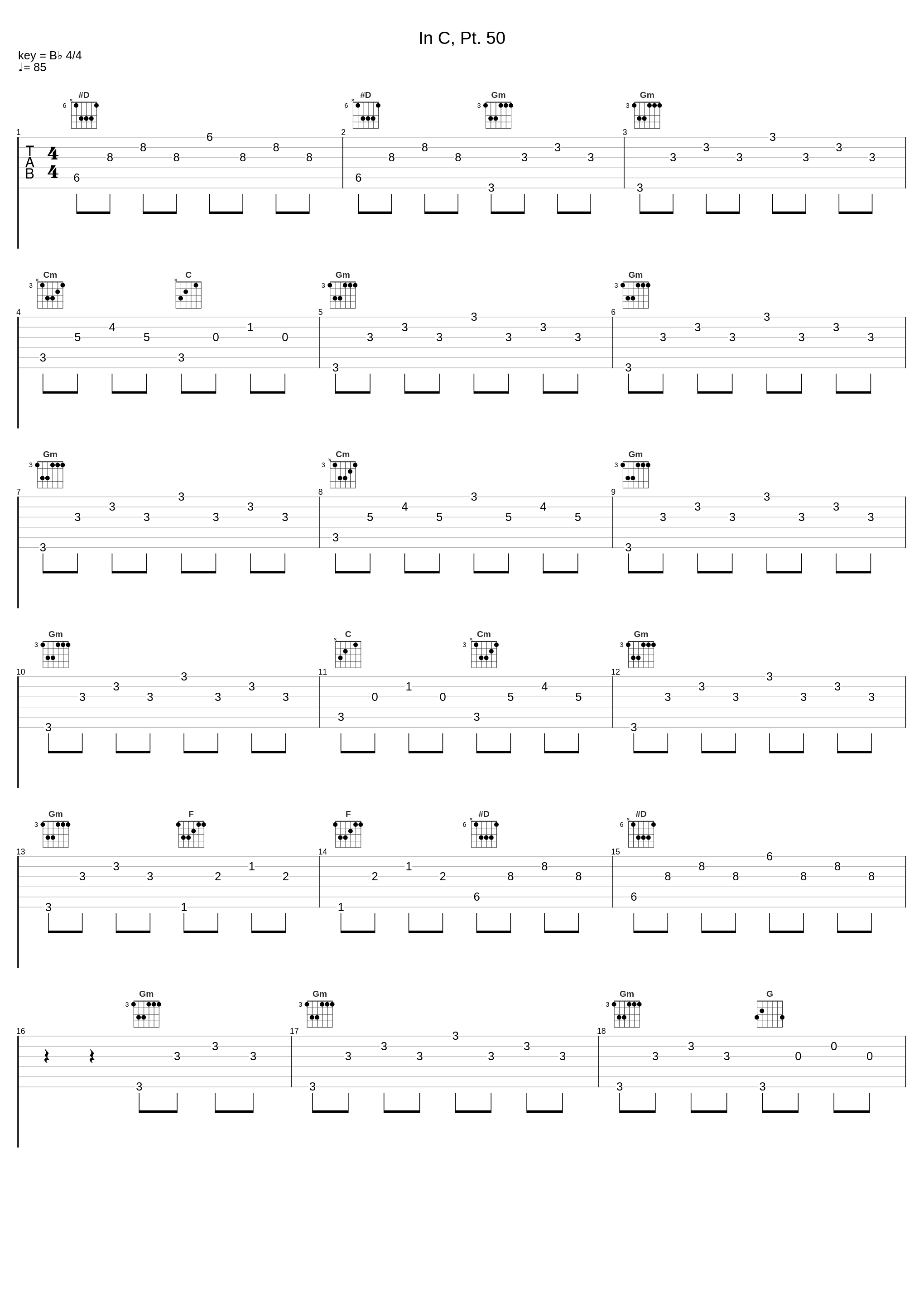 In C, Pt. 50_Salt Lake Electric Ensemble,Terry Riley_1