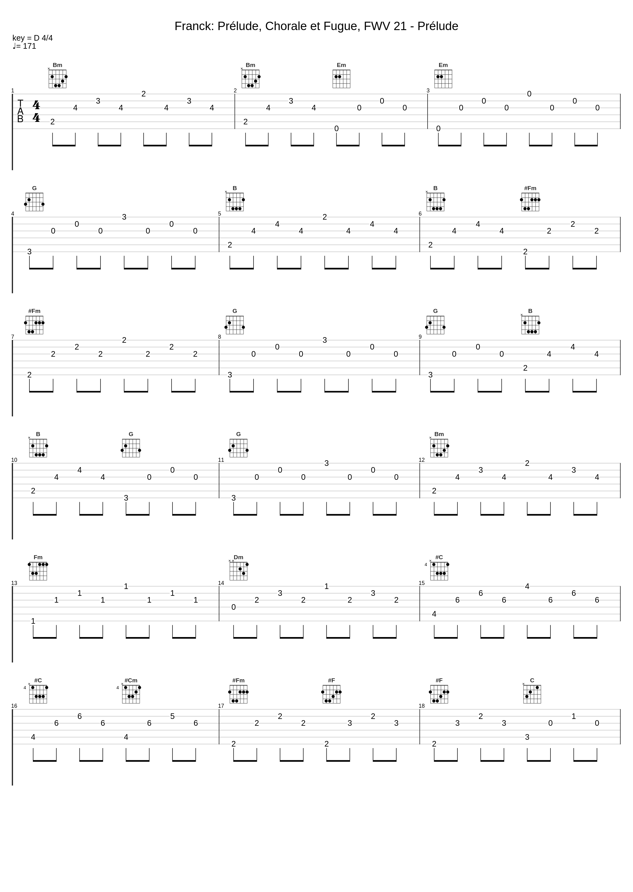 Franck: Prélude, Chorale et Fugue, FWV 21 - Prélude_Julius Katchen_1