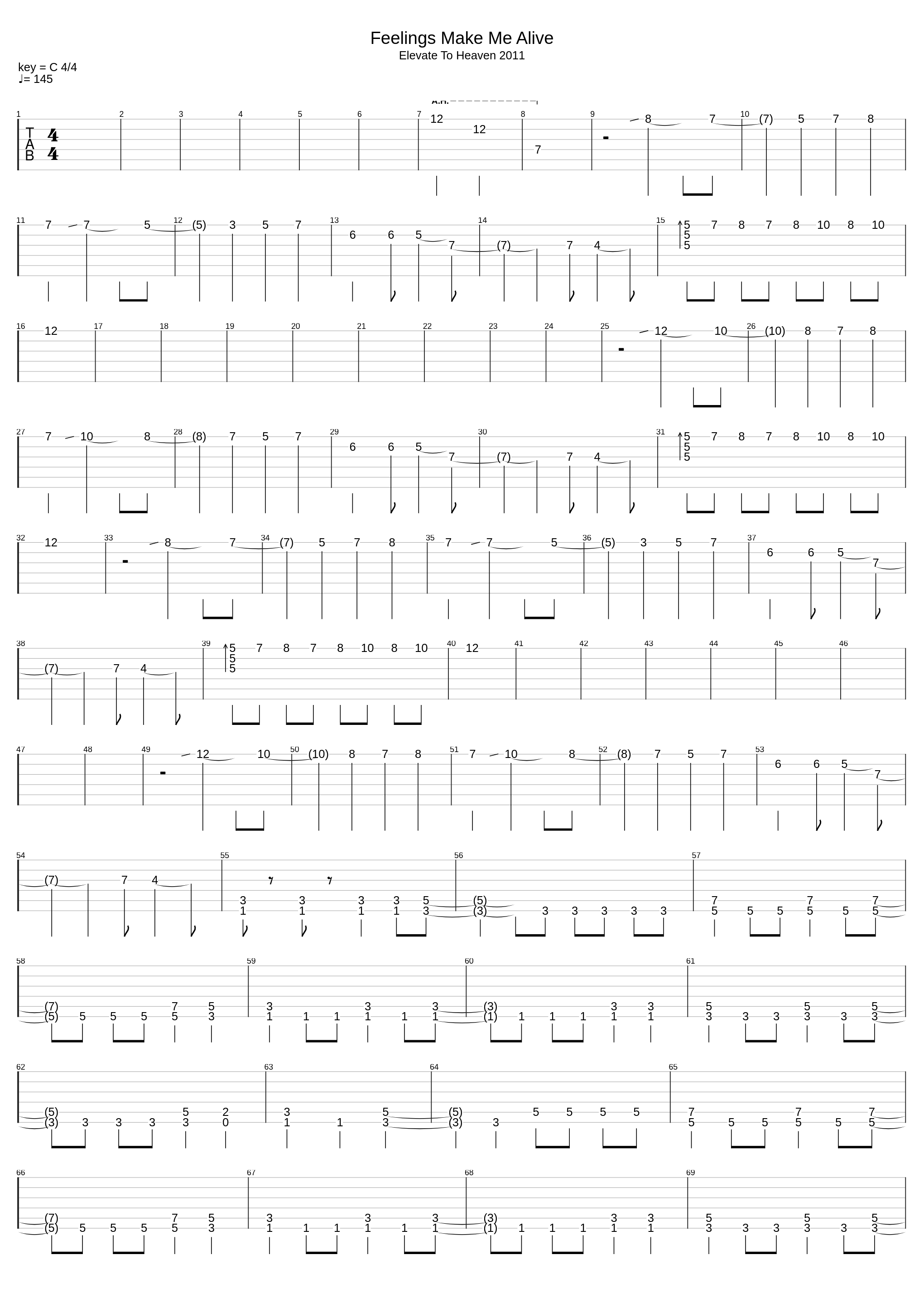 Feelings Make Me Alive_Elevate To Heaven_1