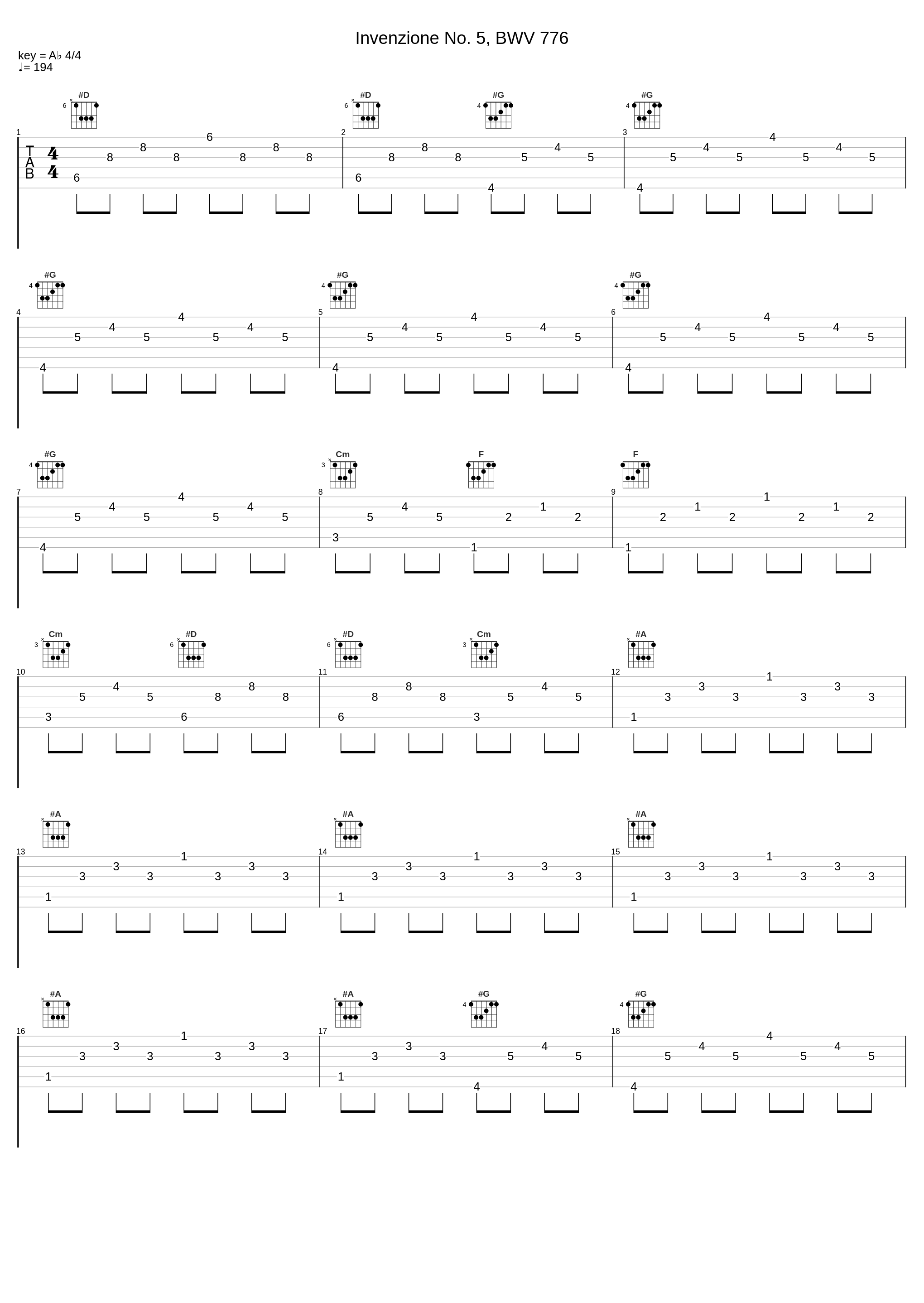 Invenzione No. 5, BWV 776_PIETRO RIGACCI_1