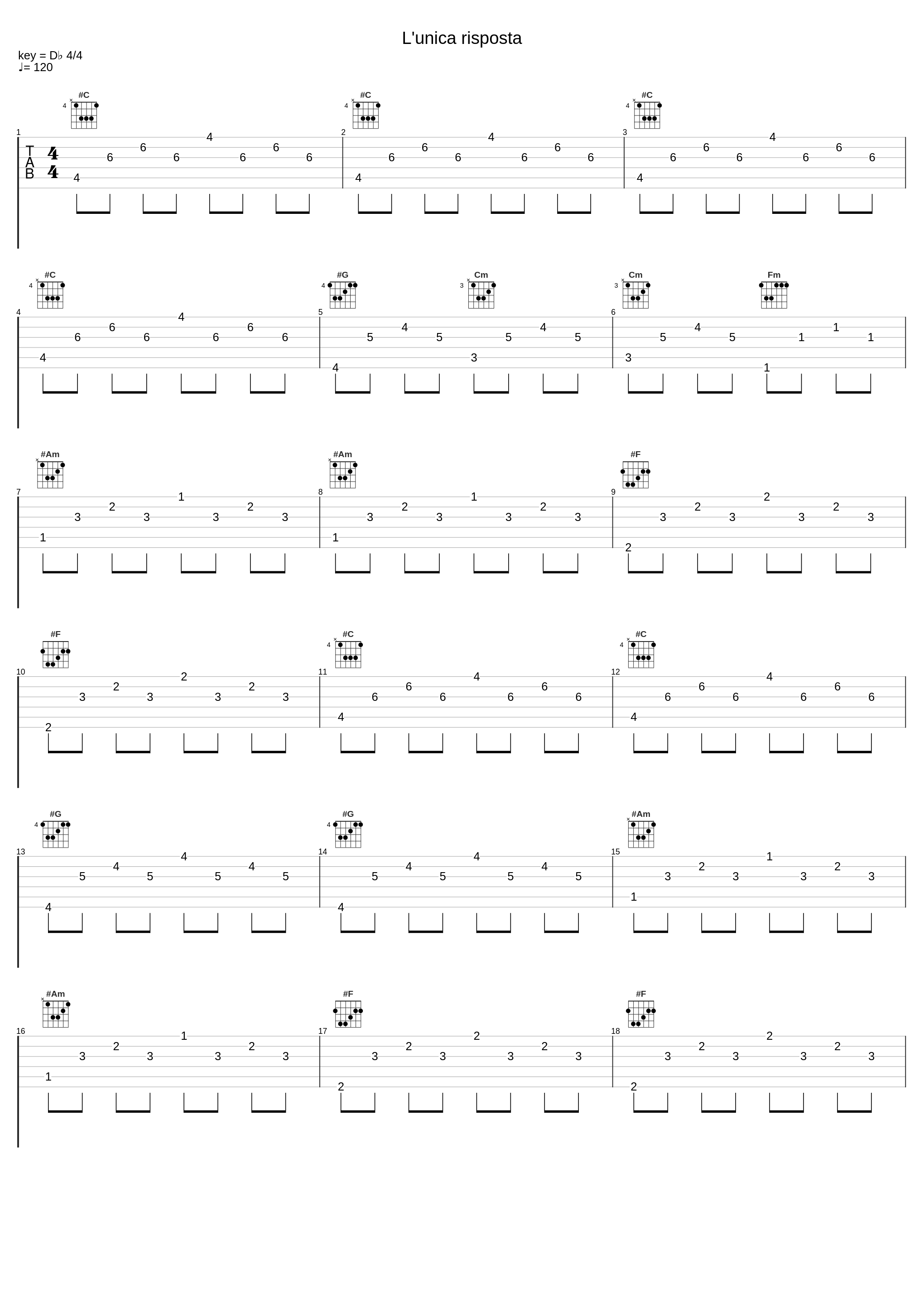 L'unica risposta_Francesco Renga_1