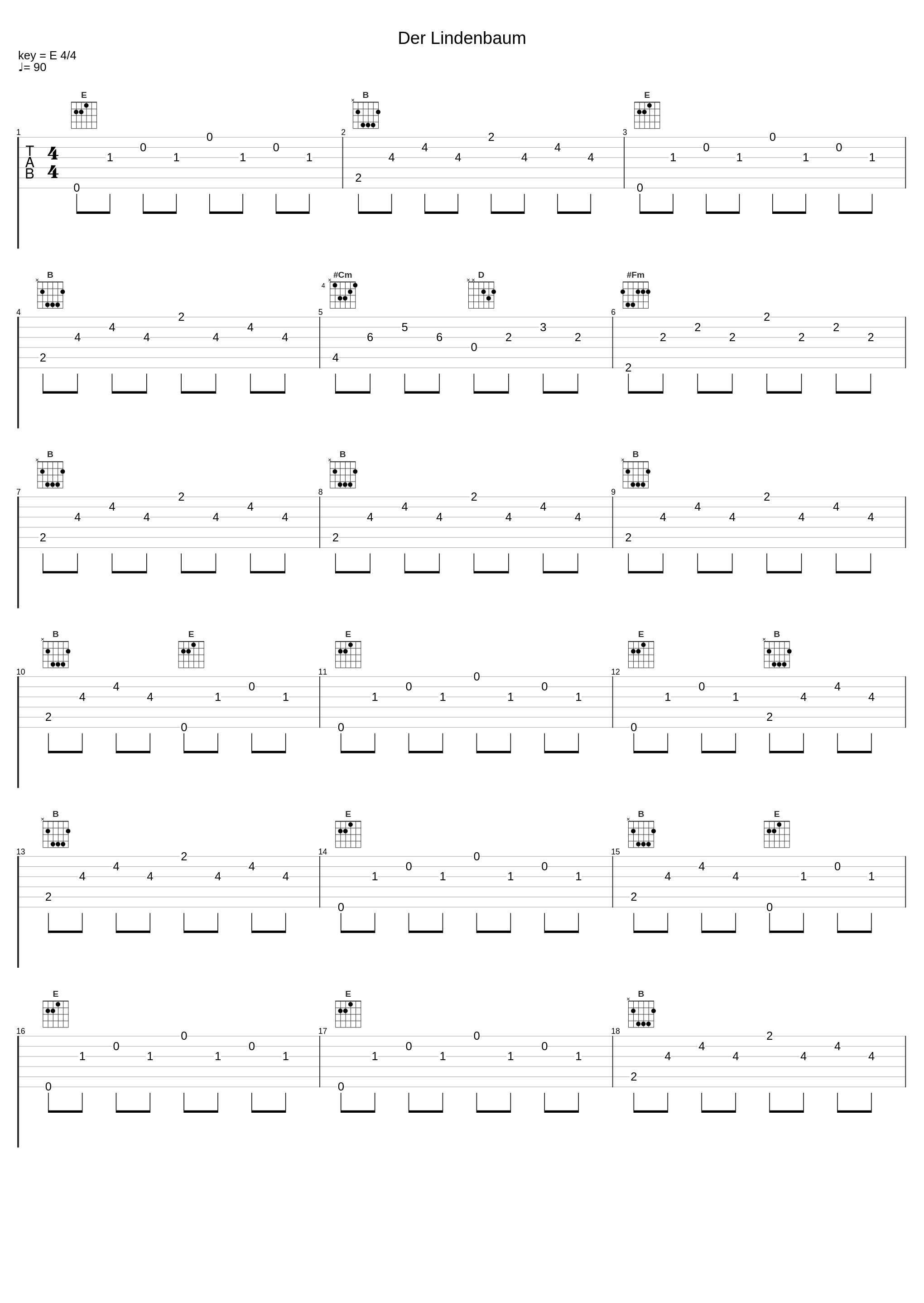 Der Lindenbaum_Franz Schubert_1