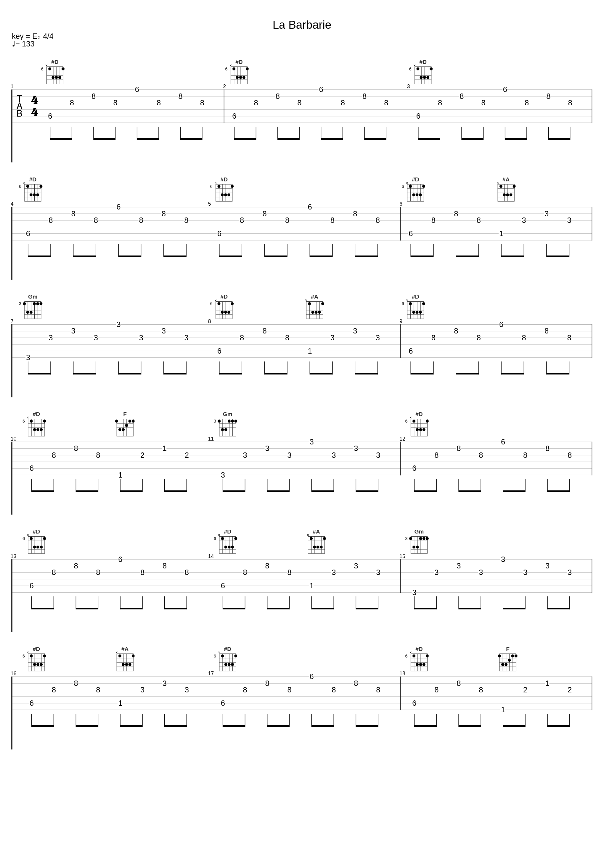 La Barbarie_Gaëtan Roussel_1