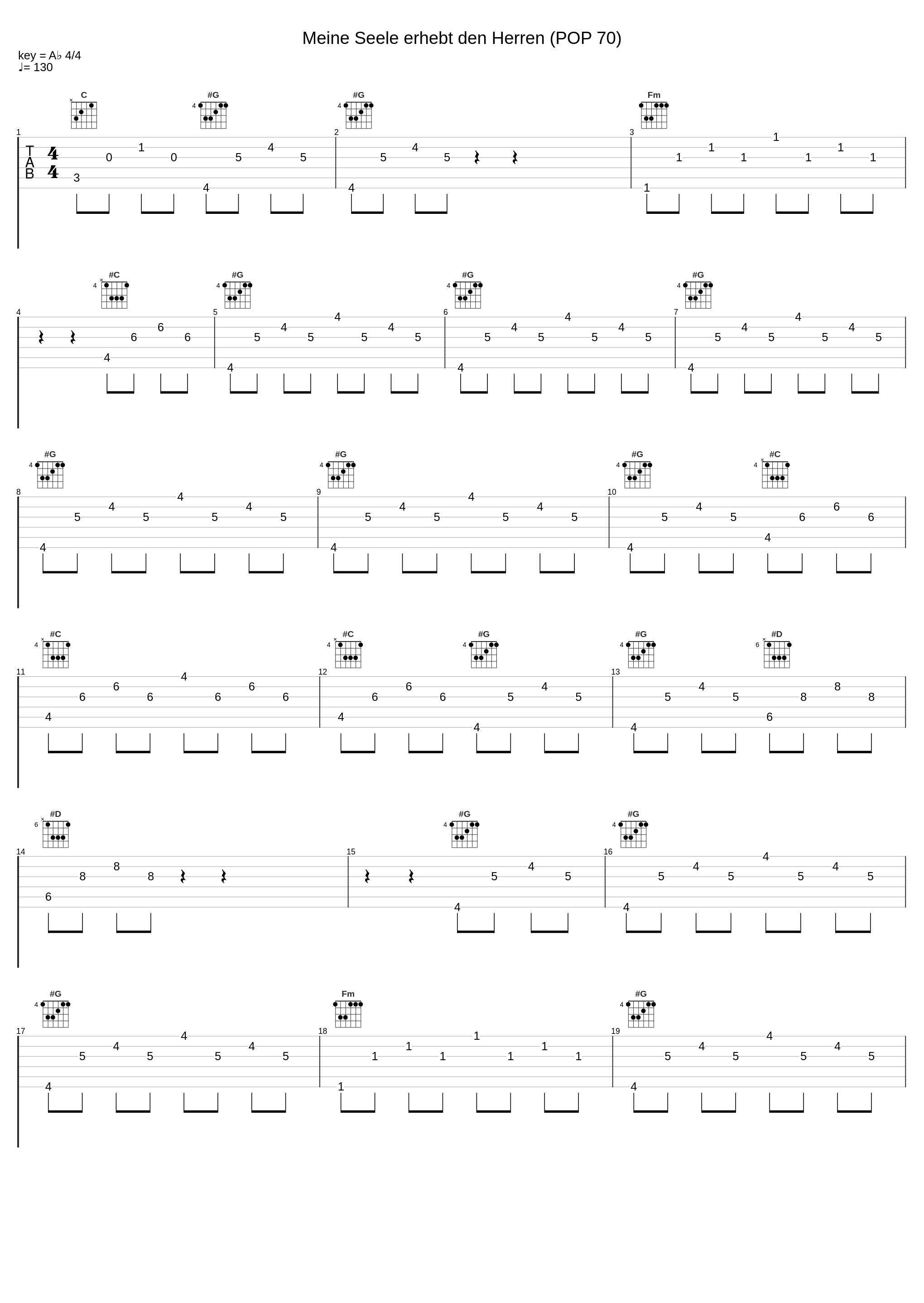 Meine Seele erhebt den Herren (POP 70)_Joseph Payne,Johann Pachelbel_1