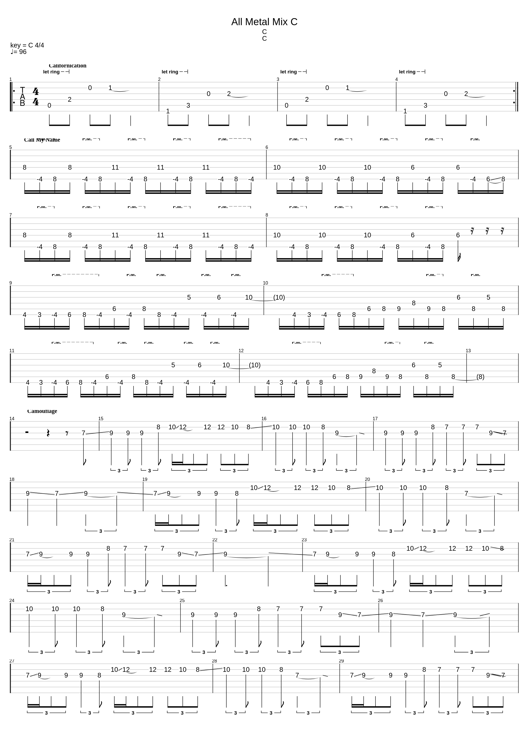 All Metal Mix C_Mž_1