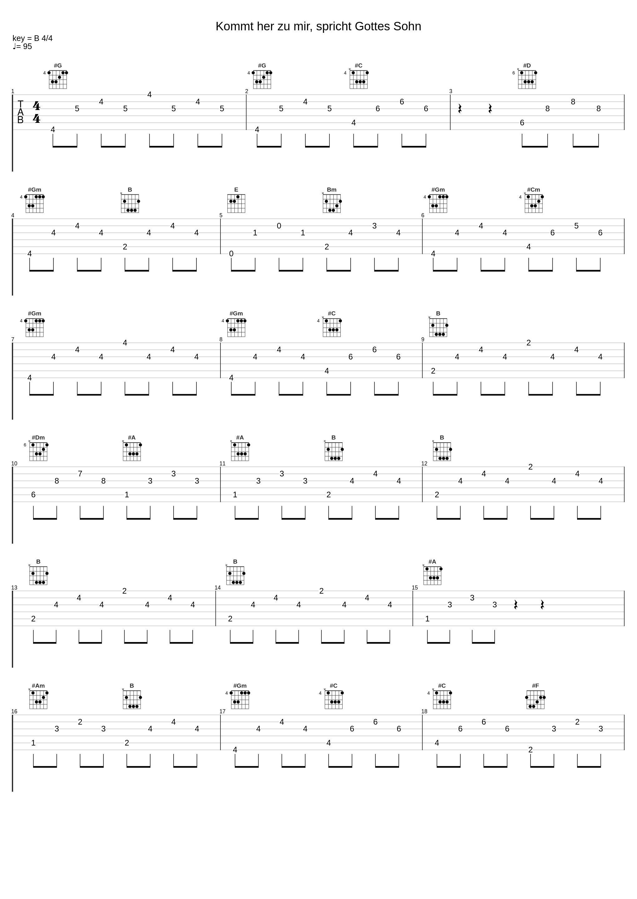 Kommt her zu mir, spricht Gottes Sohn_Joseph Payne,Johann Pachelbel_1