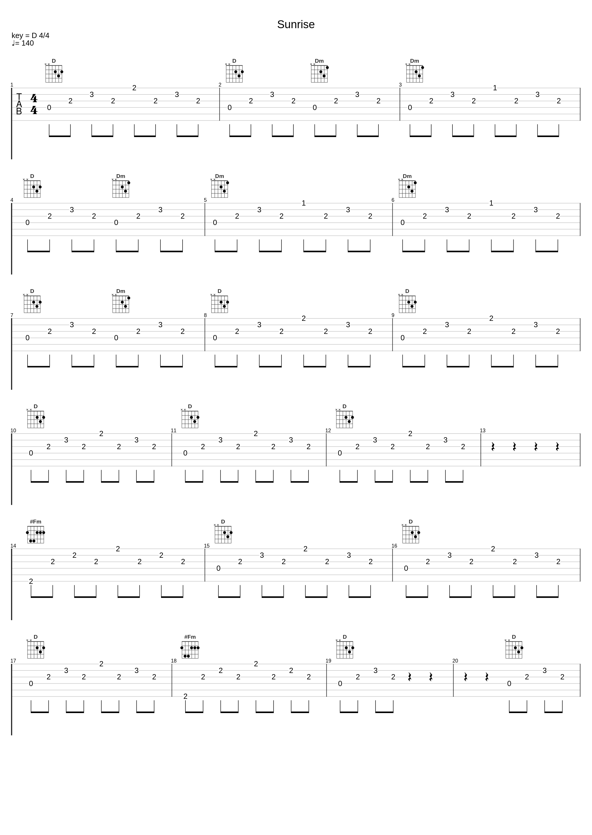 Sunrise_4 Strings_1