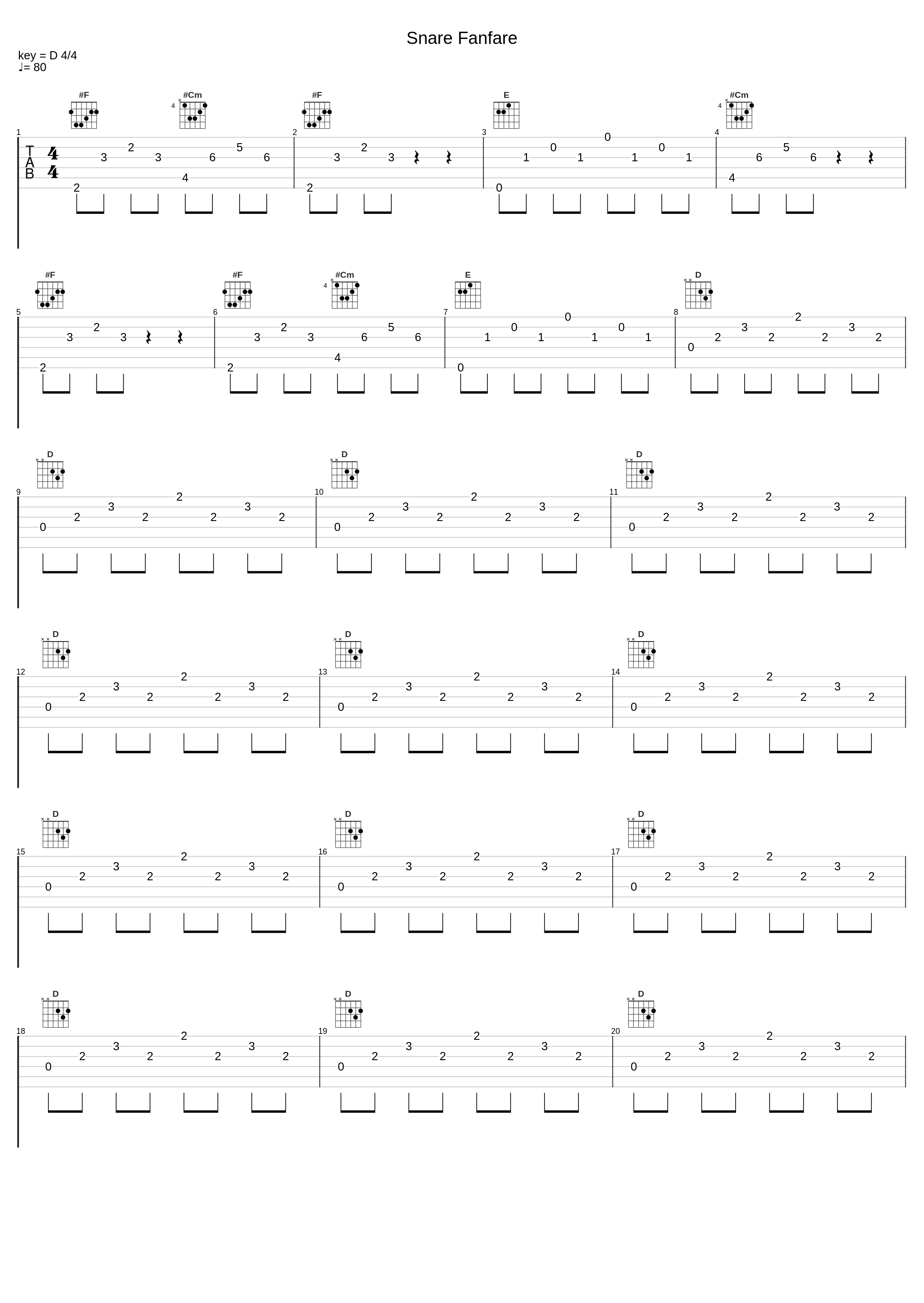 Snare Fanfare_Amy Diamond_1