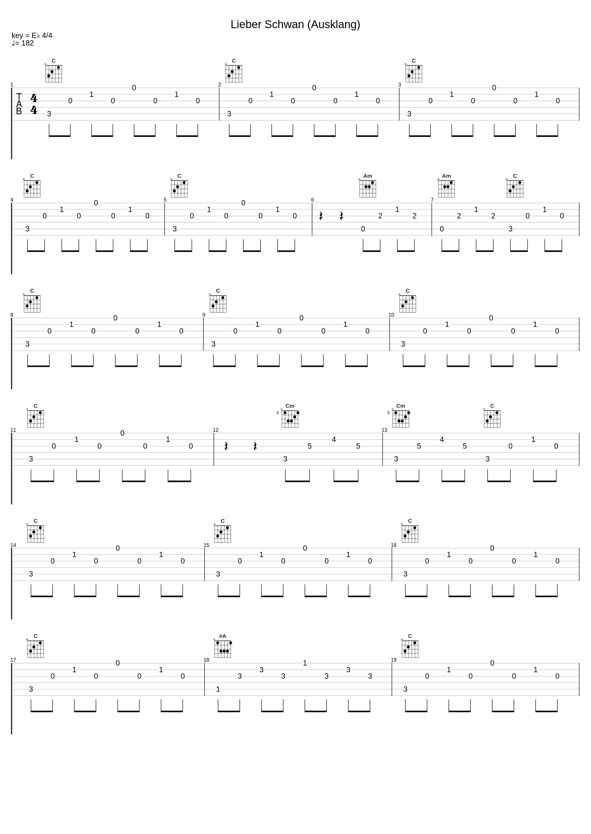 Lieber Schwan (Ausklang)_Josef K_1