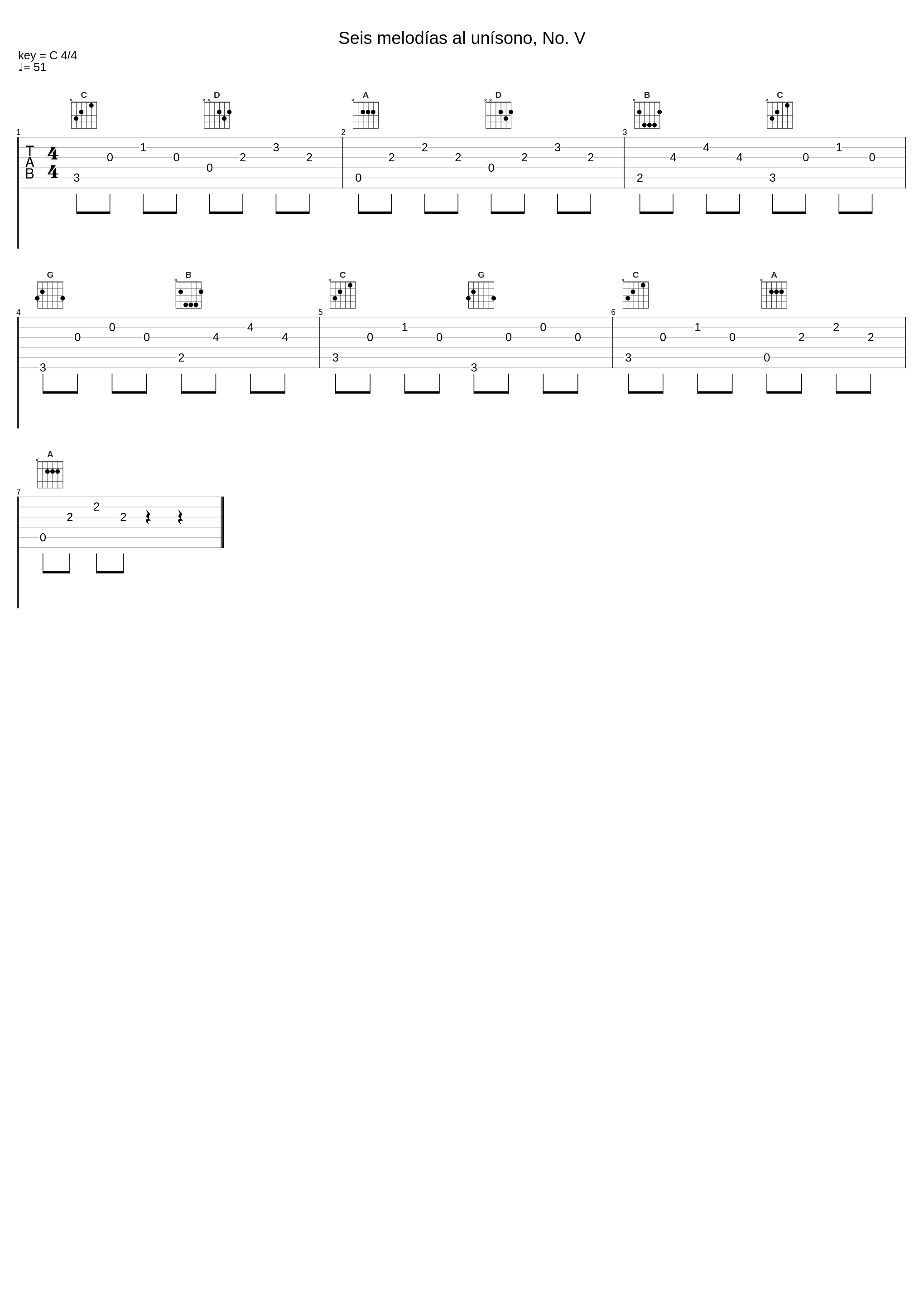 Seis melodías al unísono, No. V_Iván Rolón_1