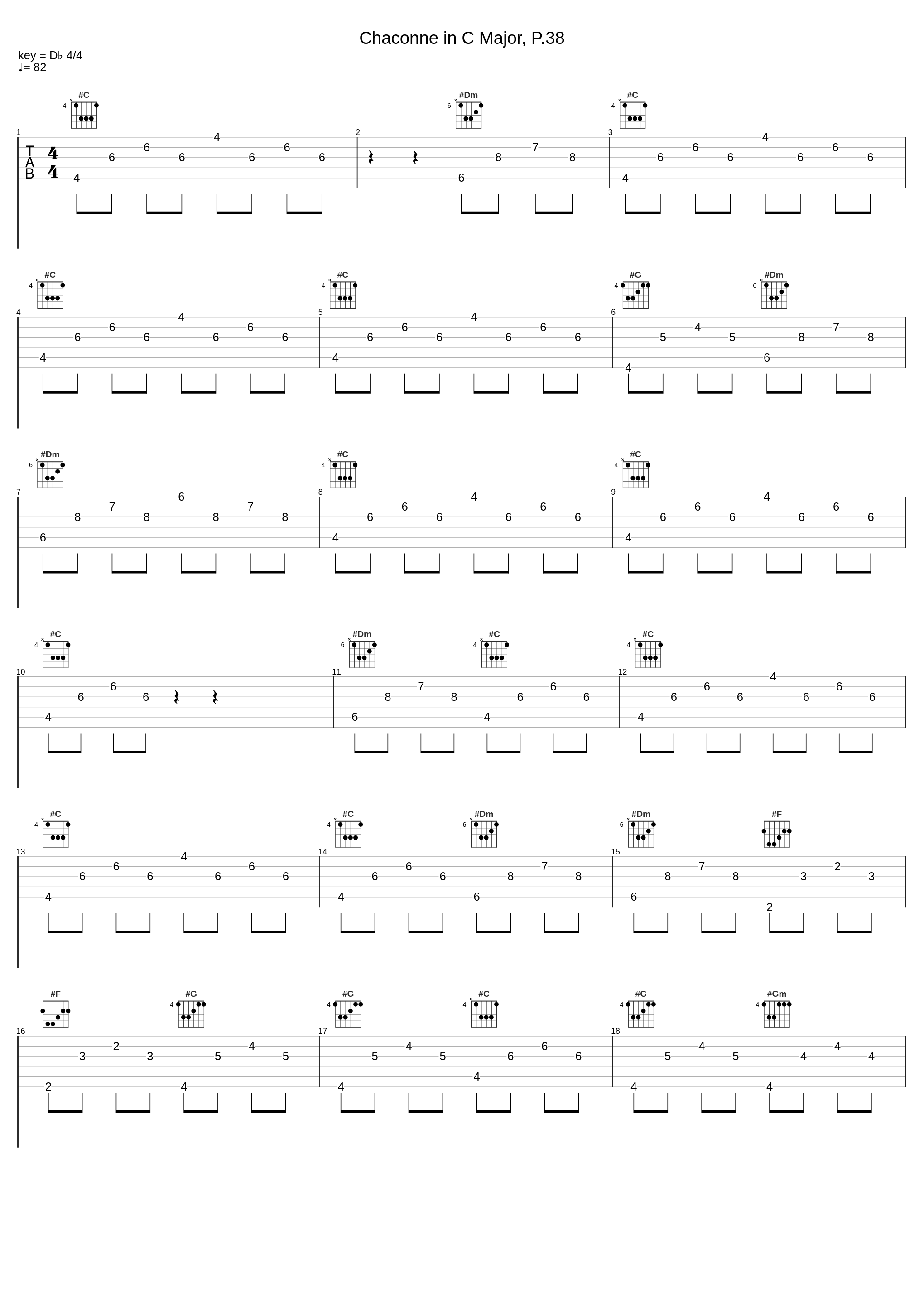 Chaconne in C Major, P.38_Simone Stella_1