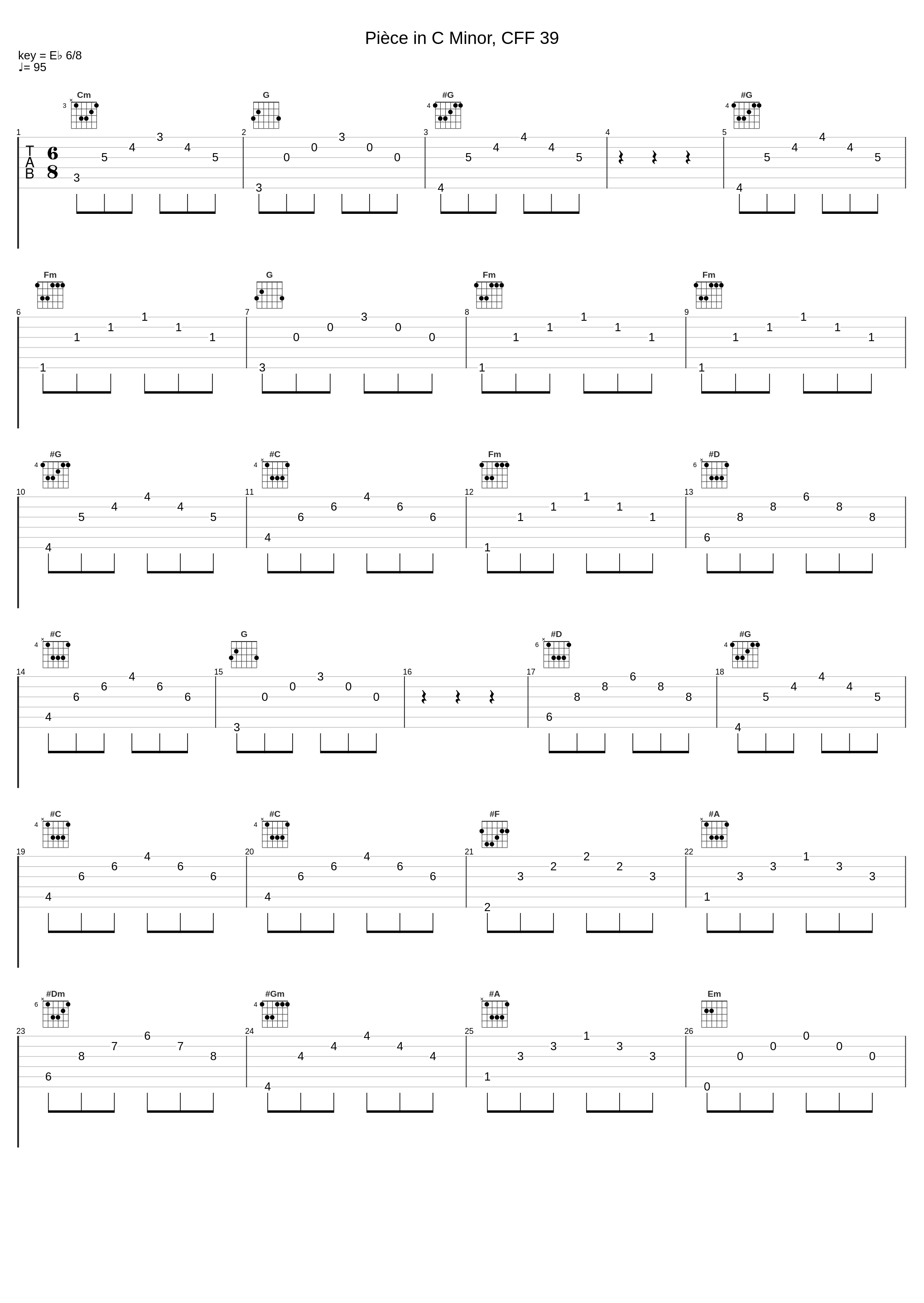 Pièce in C Minor, CFF 39_Joris Verdin,César Franck_1