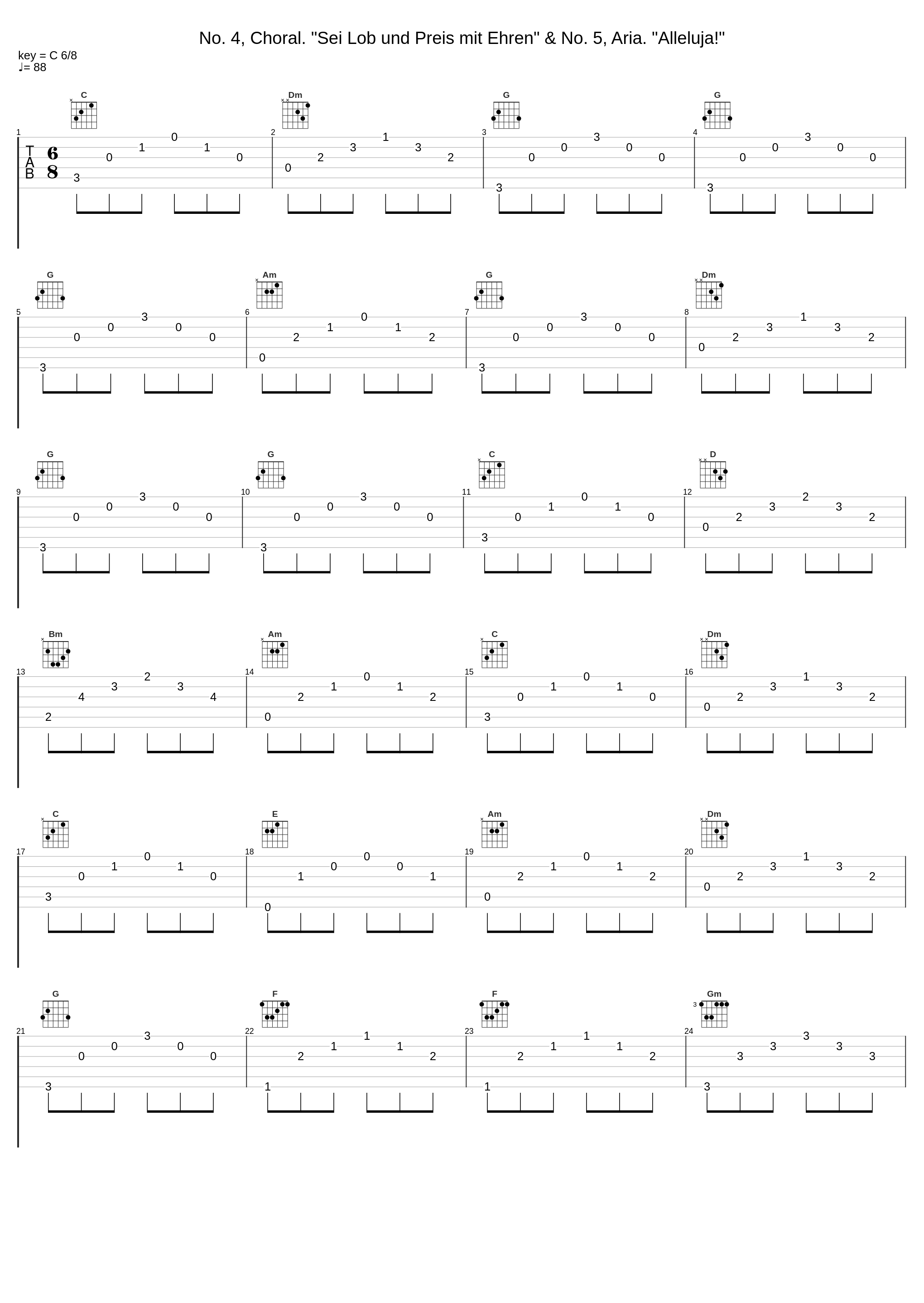 No. 4, Choral. "Sei Lob und Preis mit Ehren" & No. 5, Aria. "Alleluja!"_Maurice André_1