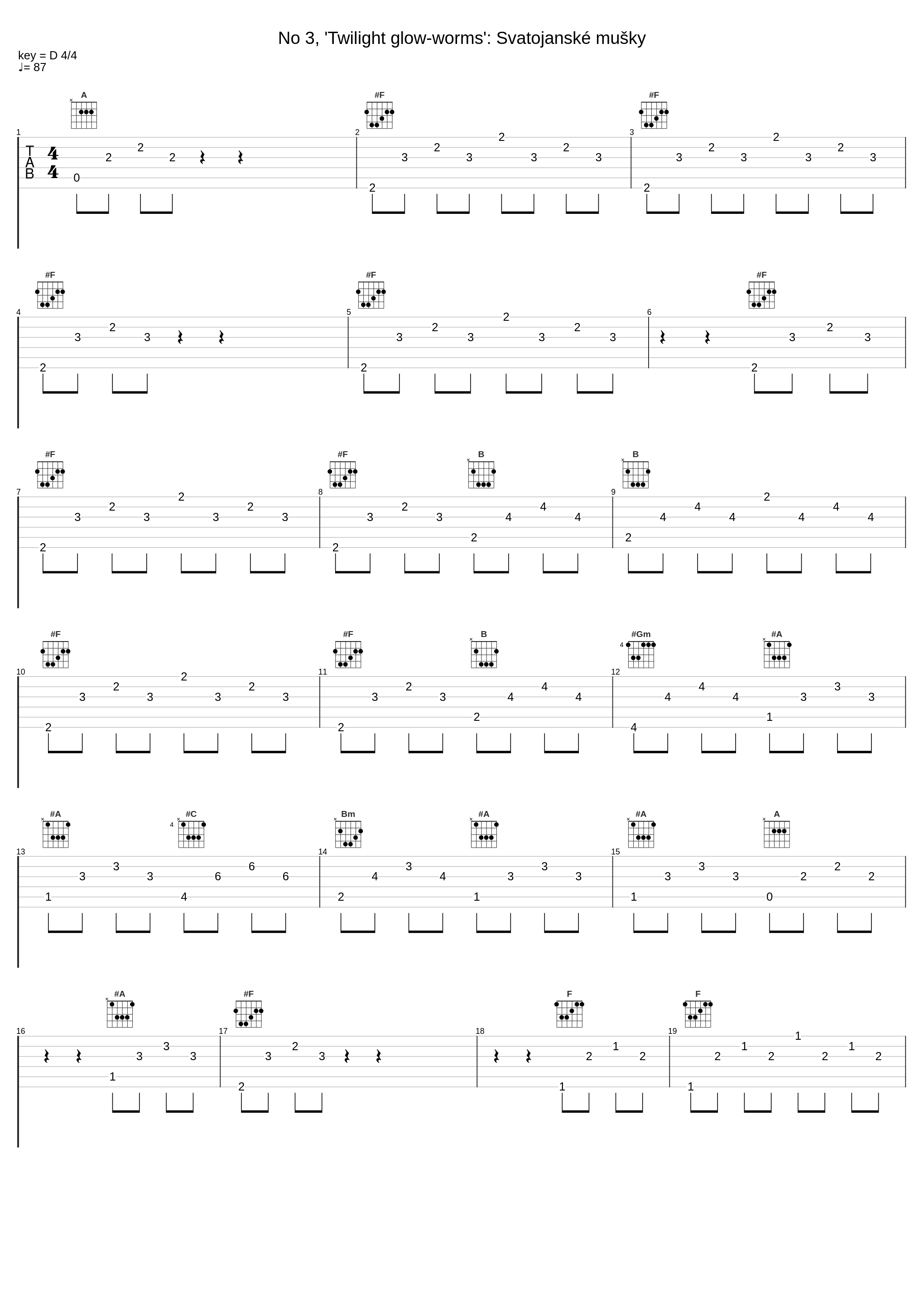 No 3, 'Twilight glow-worms': Svatojanské mušky_Ernst Haefliger,Rafael Kubelik_1