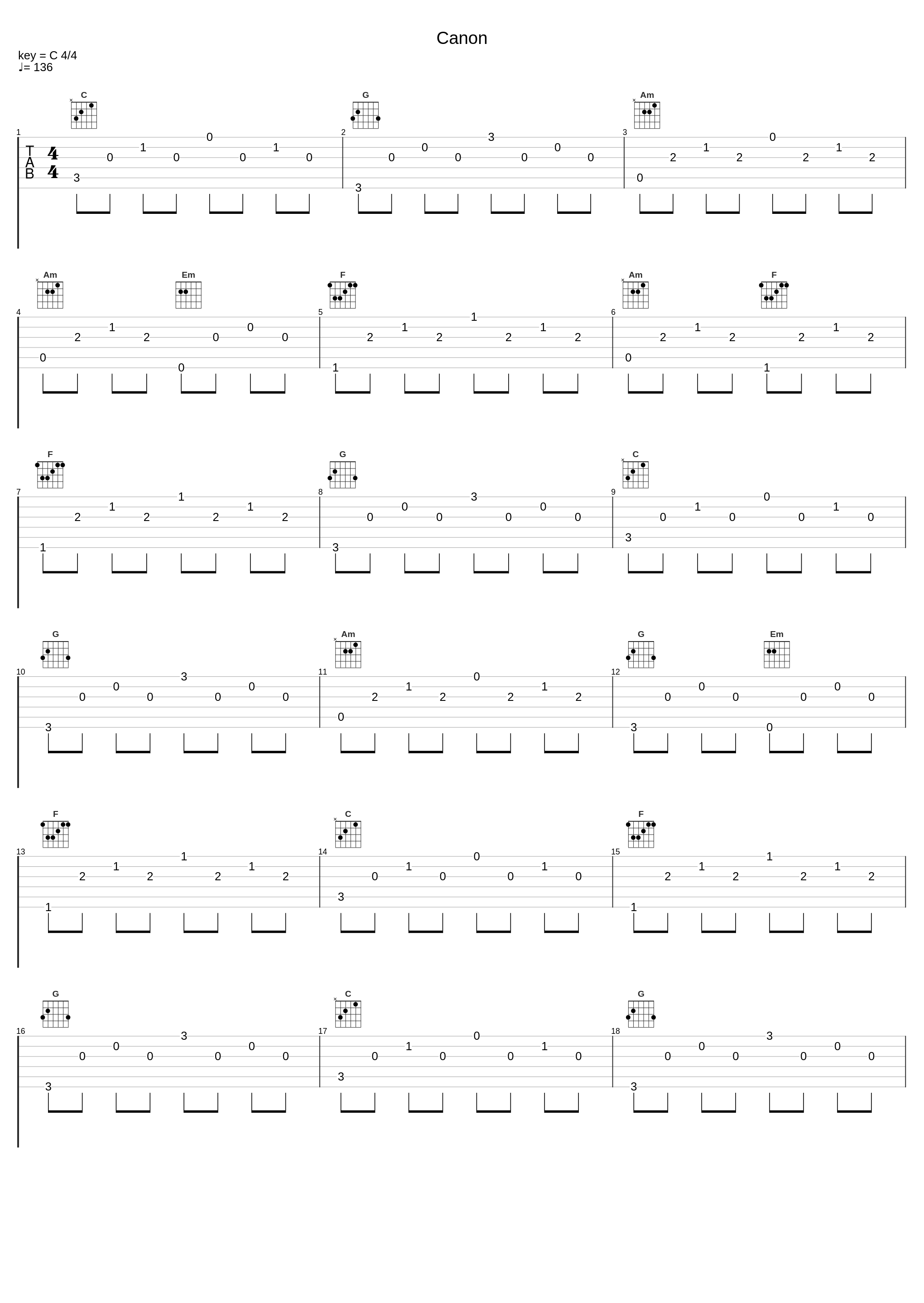 Canon_Johann Pachelbel_1