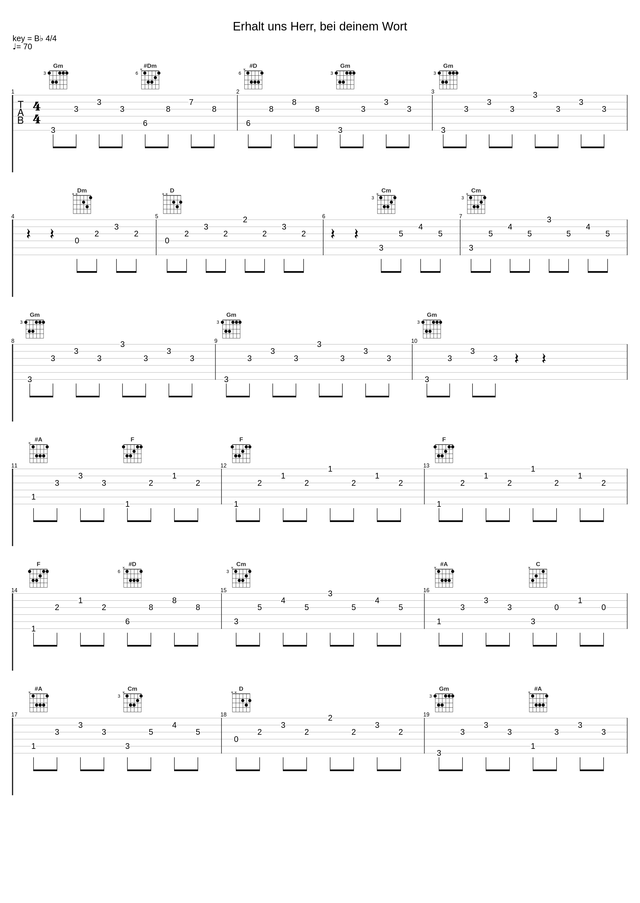 Erhalt uns Herr, bei deinem Wort_Joseph Payne,Johann Pachelbel_1