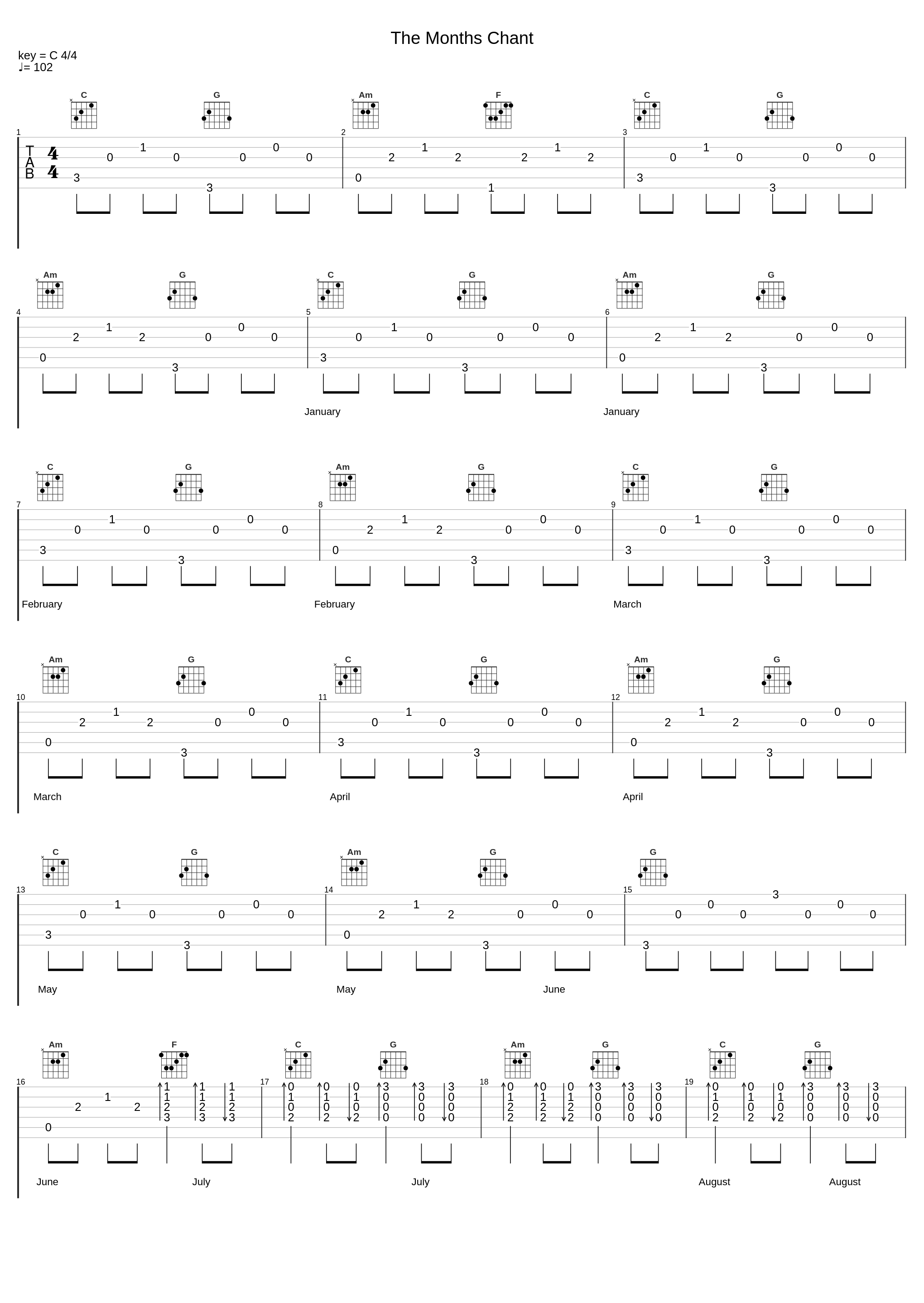 The Months Chant_Super Simple Songs_1