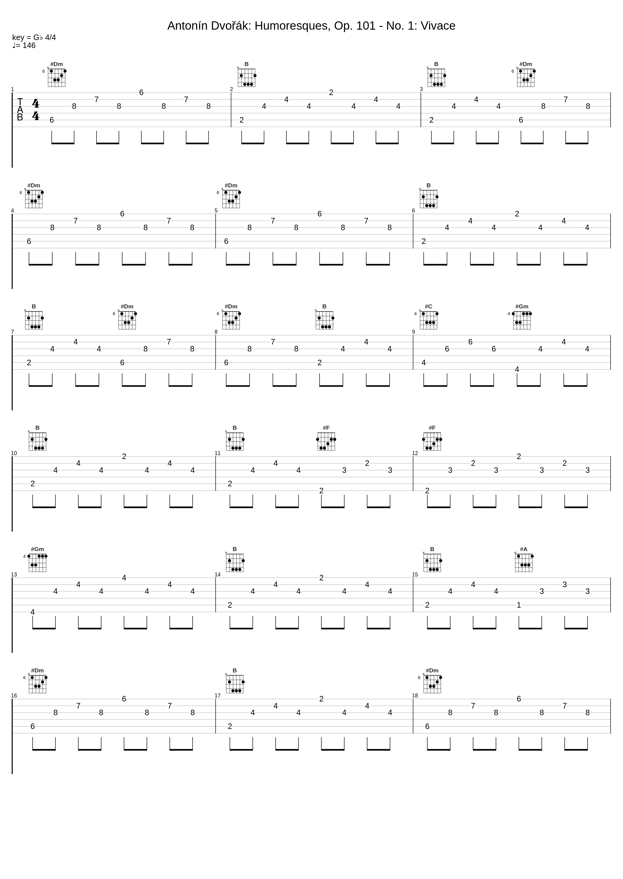 Antonín Dvořák: Humoresques, Op. 101 - No. 1: Vivace_Rudolf Firkusny,Antonín Dvořák_1