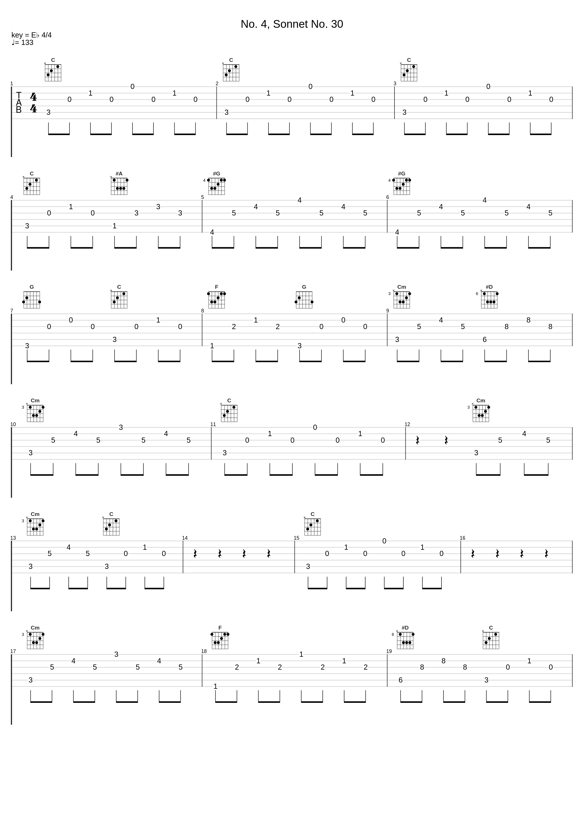 No. 4, Sonnet No. 30_Mark Reizen,Dmitri Kabalevsky_1