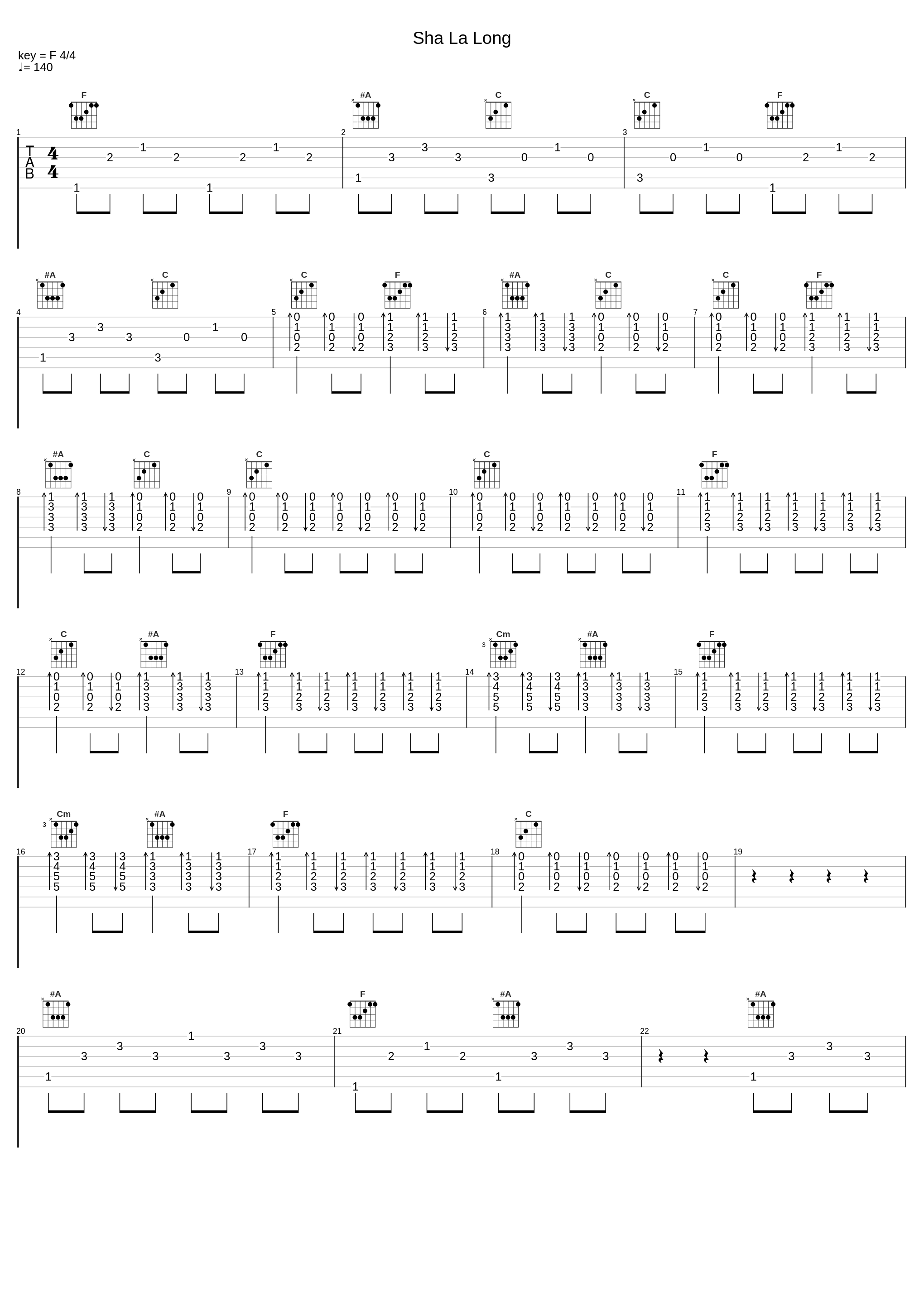 Sha La Long_Solid Base_1