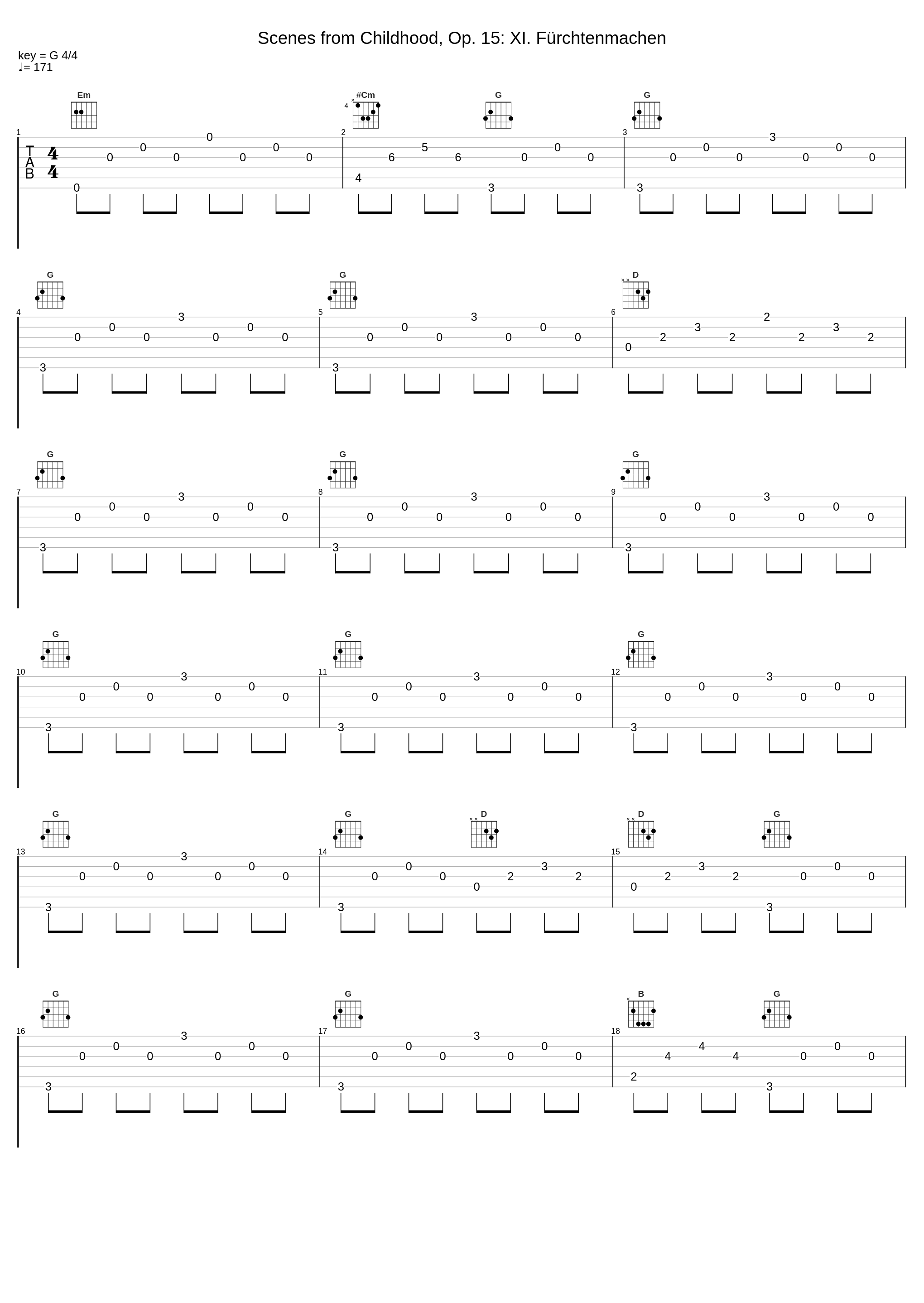 Scenes from Childhood, Op. 15: XI. Fürchtenmachen_Robert Schumann_1